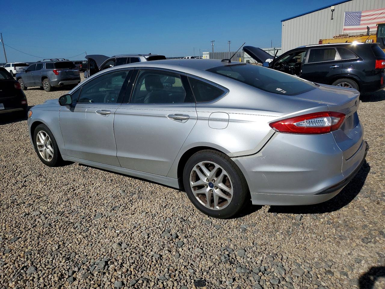 2015 Ford Fusion Se Silver vin: 1FA6P0HD4F5113481