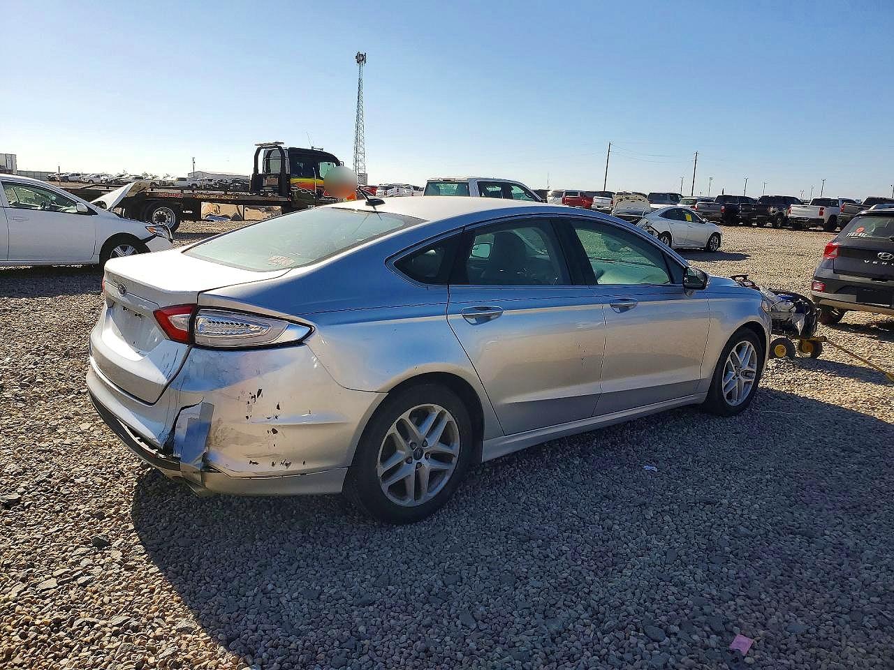 2015 Ford Fusion Se Silver vin: 1FA6P0HD4F5113481
