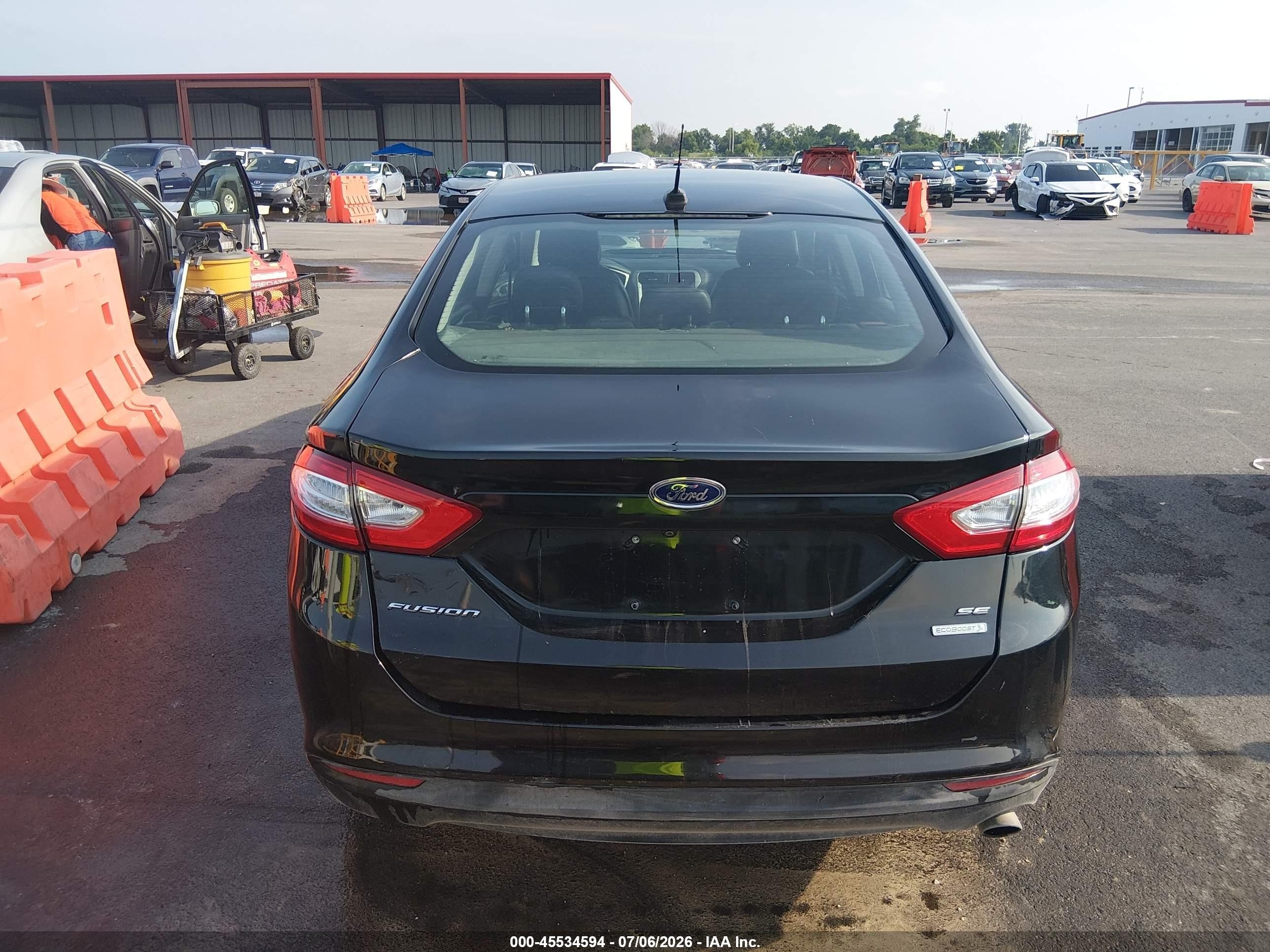 2015 Ford Fusion Se Black vin: 1FA6P0HD4F5125274