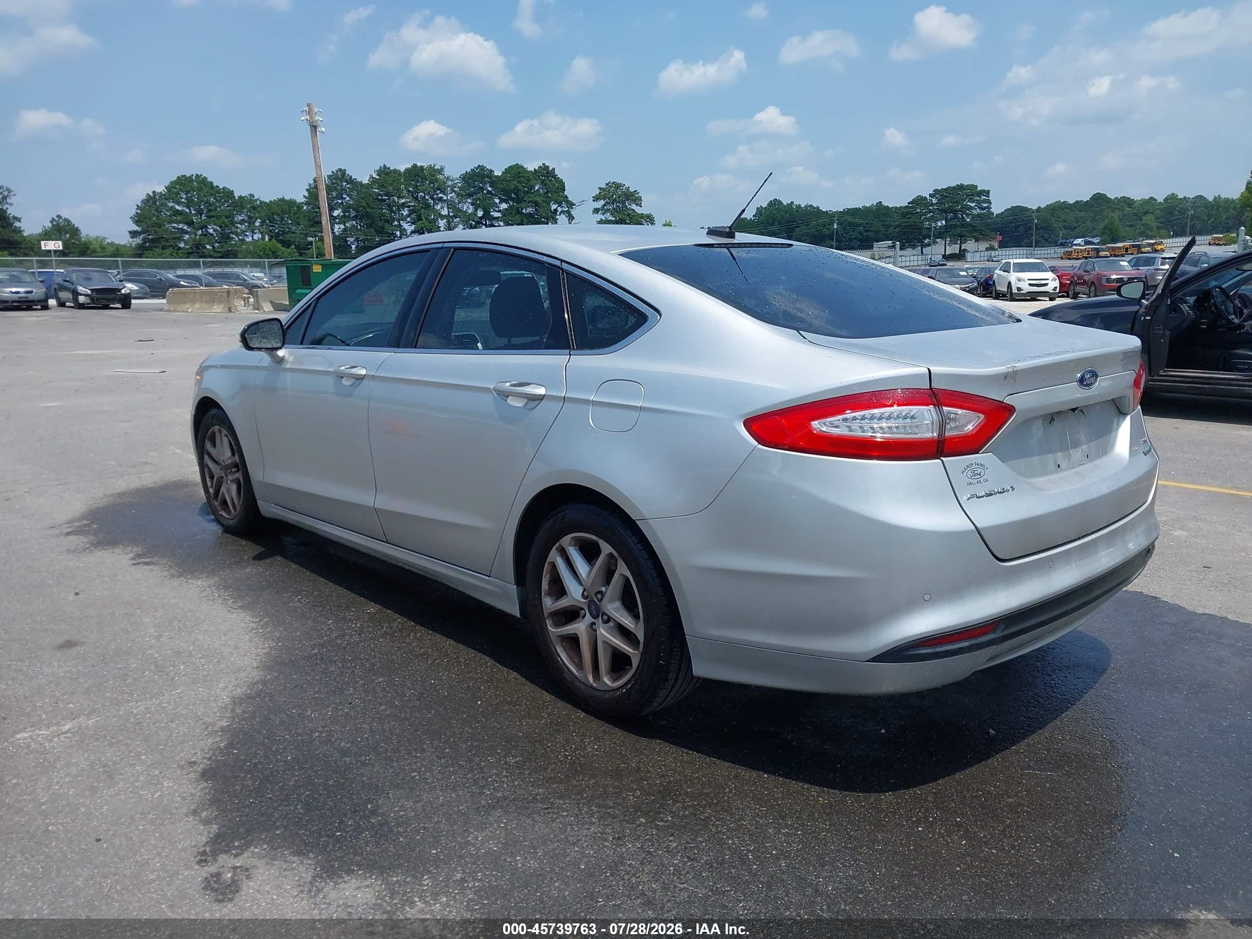 2015 Ford Fusion Se Silver vin: 1FA6P0HD4F5127106