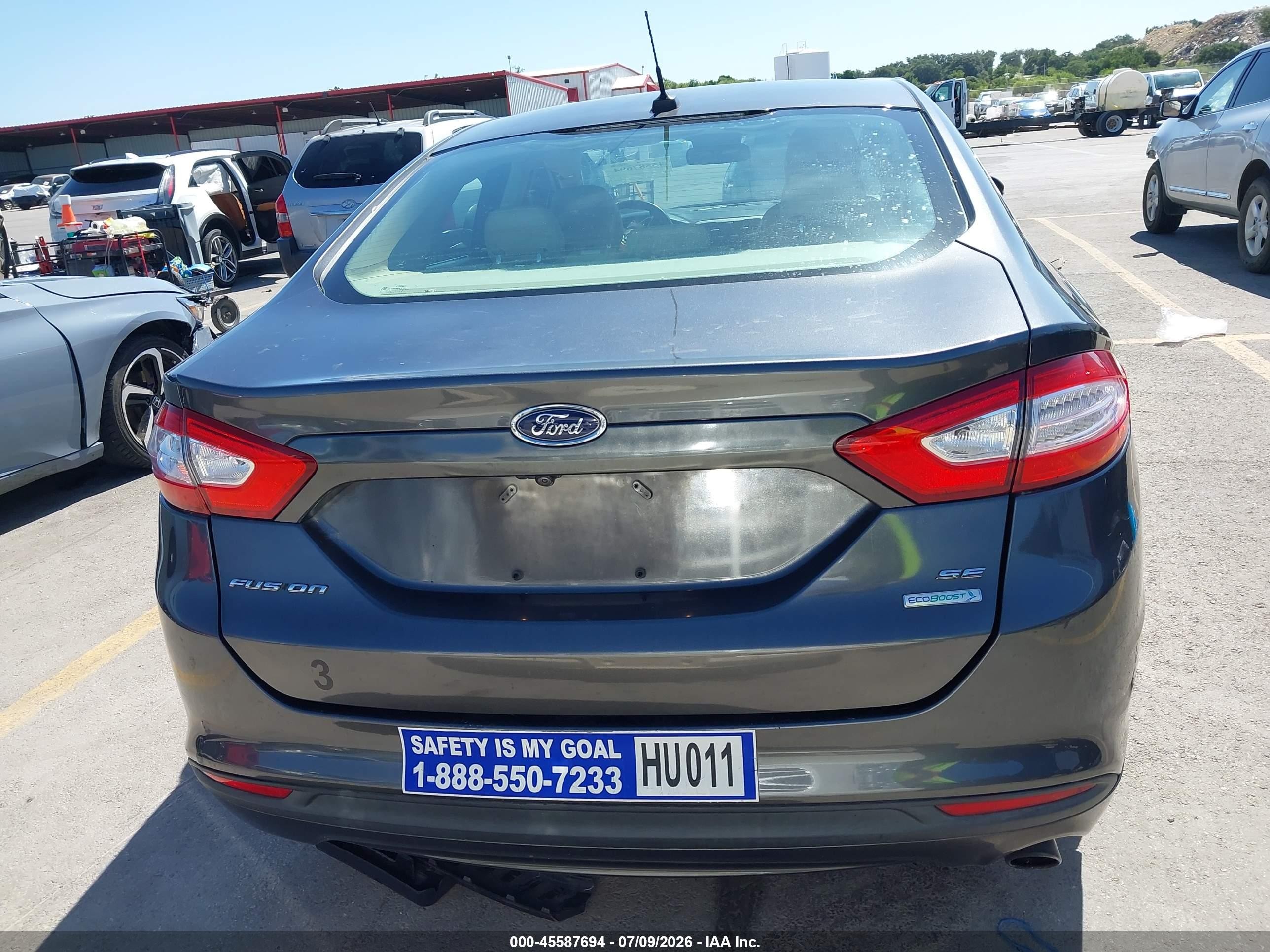 2015 Ford Fusion Se Gray vin: 1FA6P0HD4F5127400