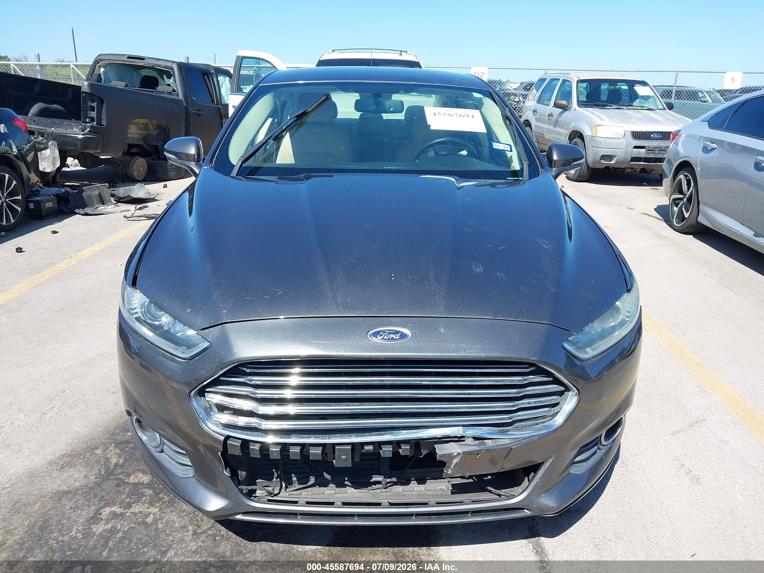 2015 Ford Fusion Se Gray vin: 1FA6P0HD4F5127400