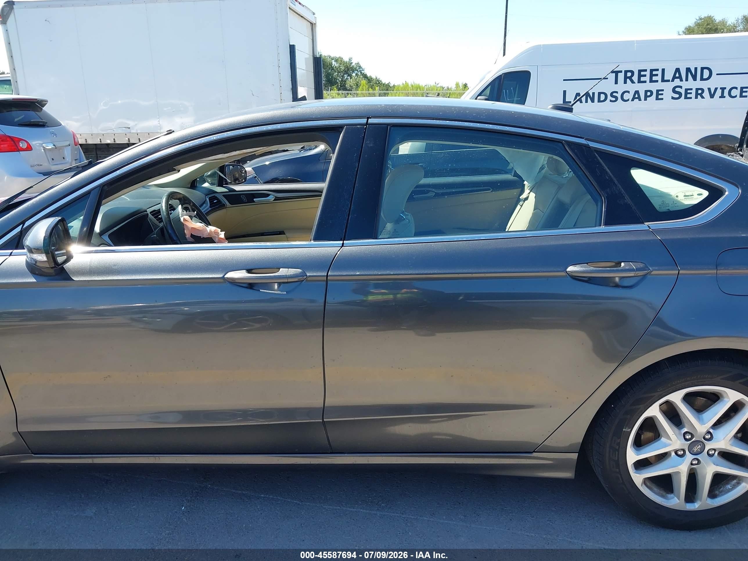 2015 Ford Fusion Se Gray vin: 1FA6P0HD4F5127400