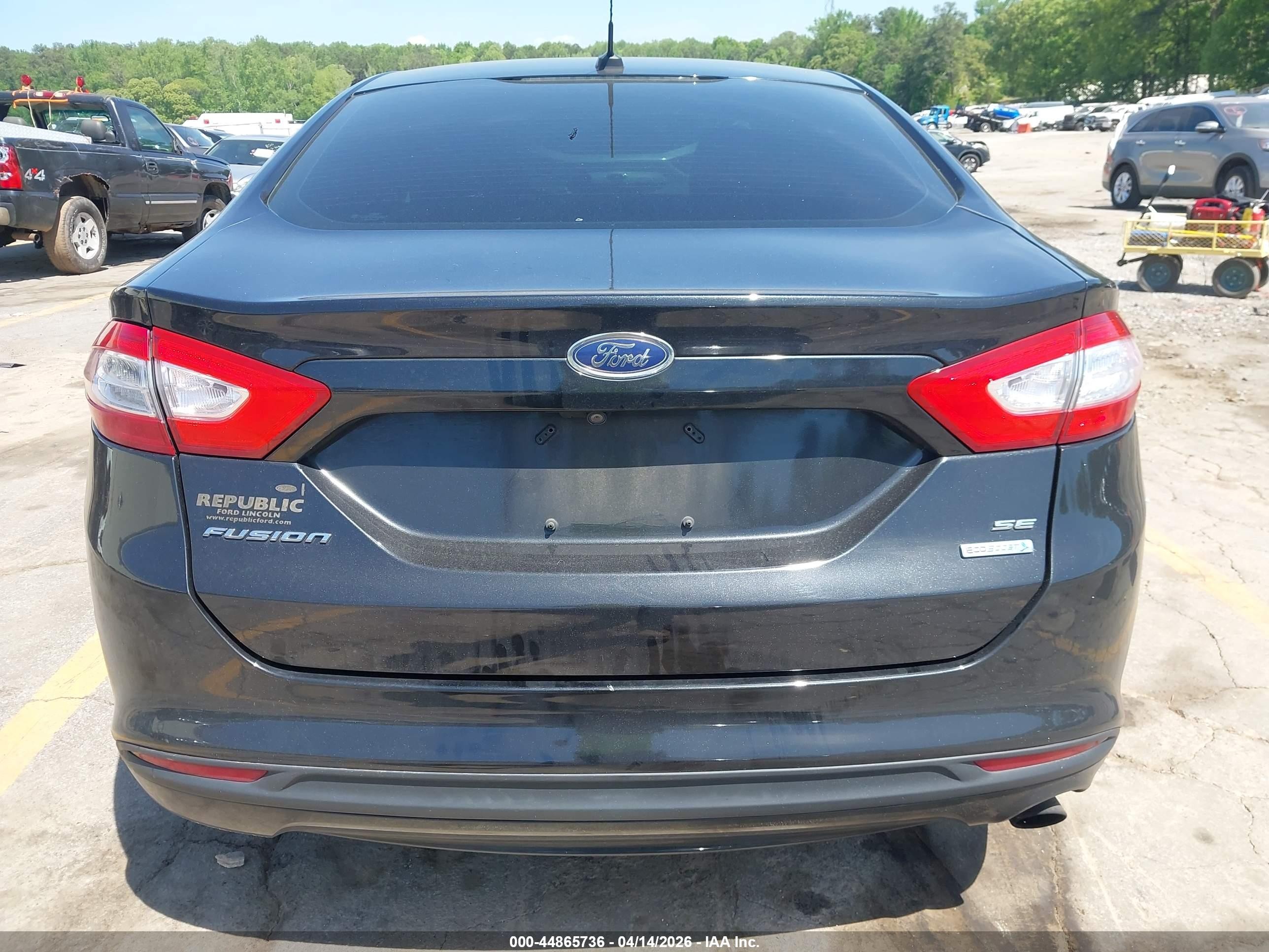2015 Ford Fusion Se Black vin: 1FA6P0HD4F5131737