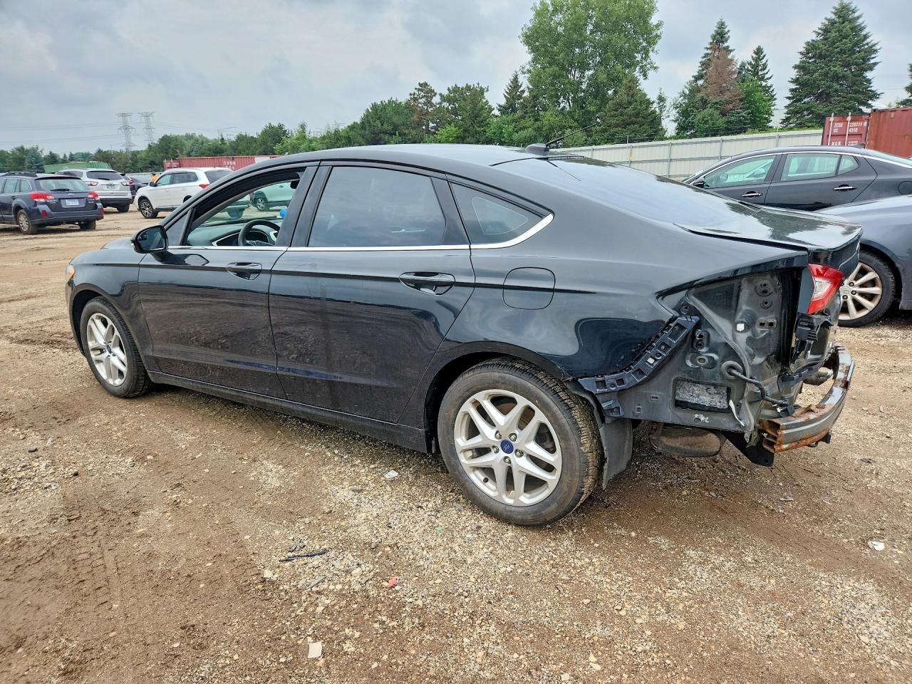 2014 Ford Fusion Se Black vin: 1FA6P0HD5E5374651