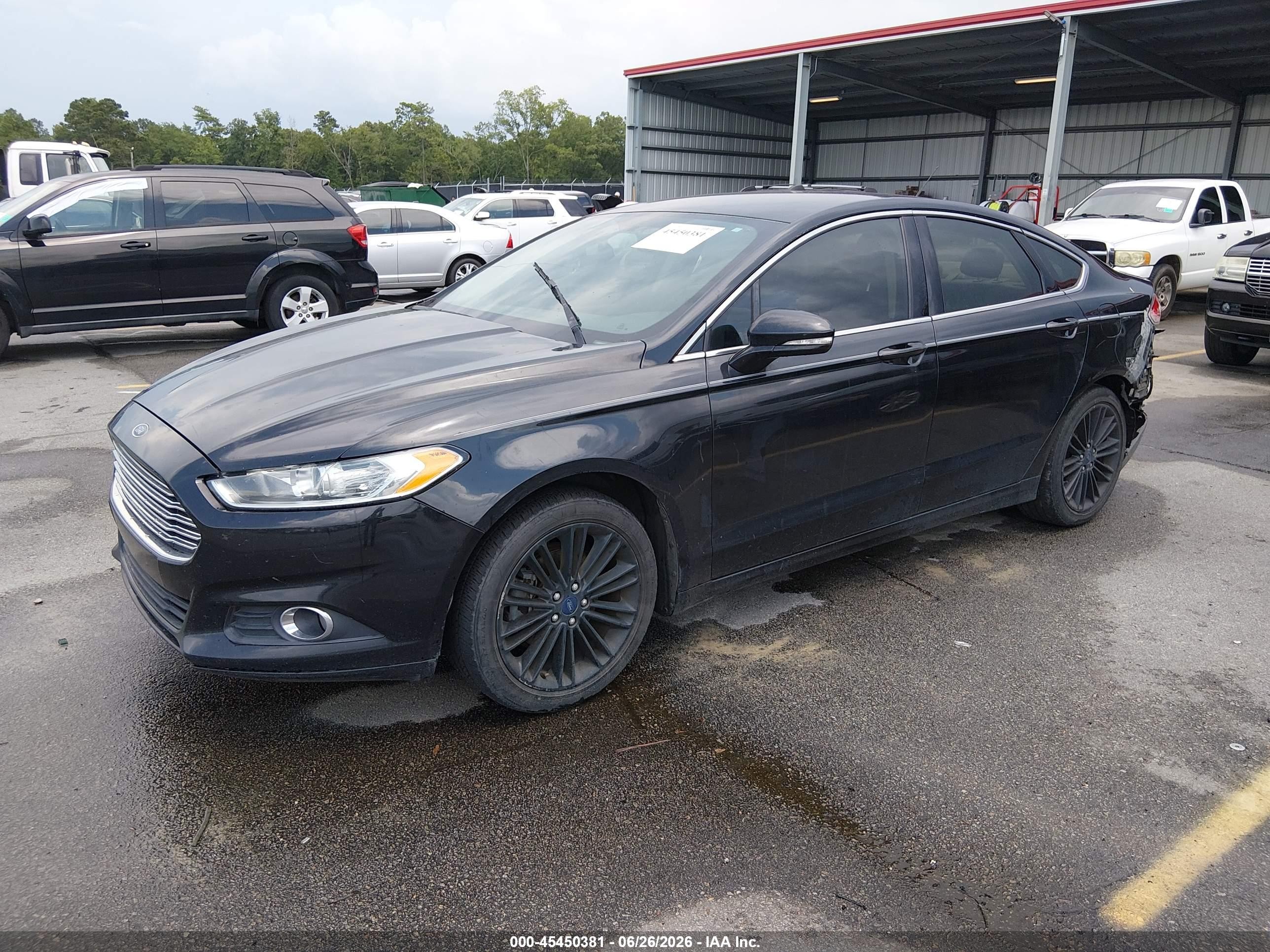 2015 Ford Fusion Se Черный vin: 1FA6P0HD5F5101145