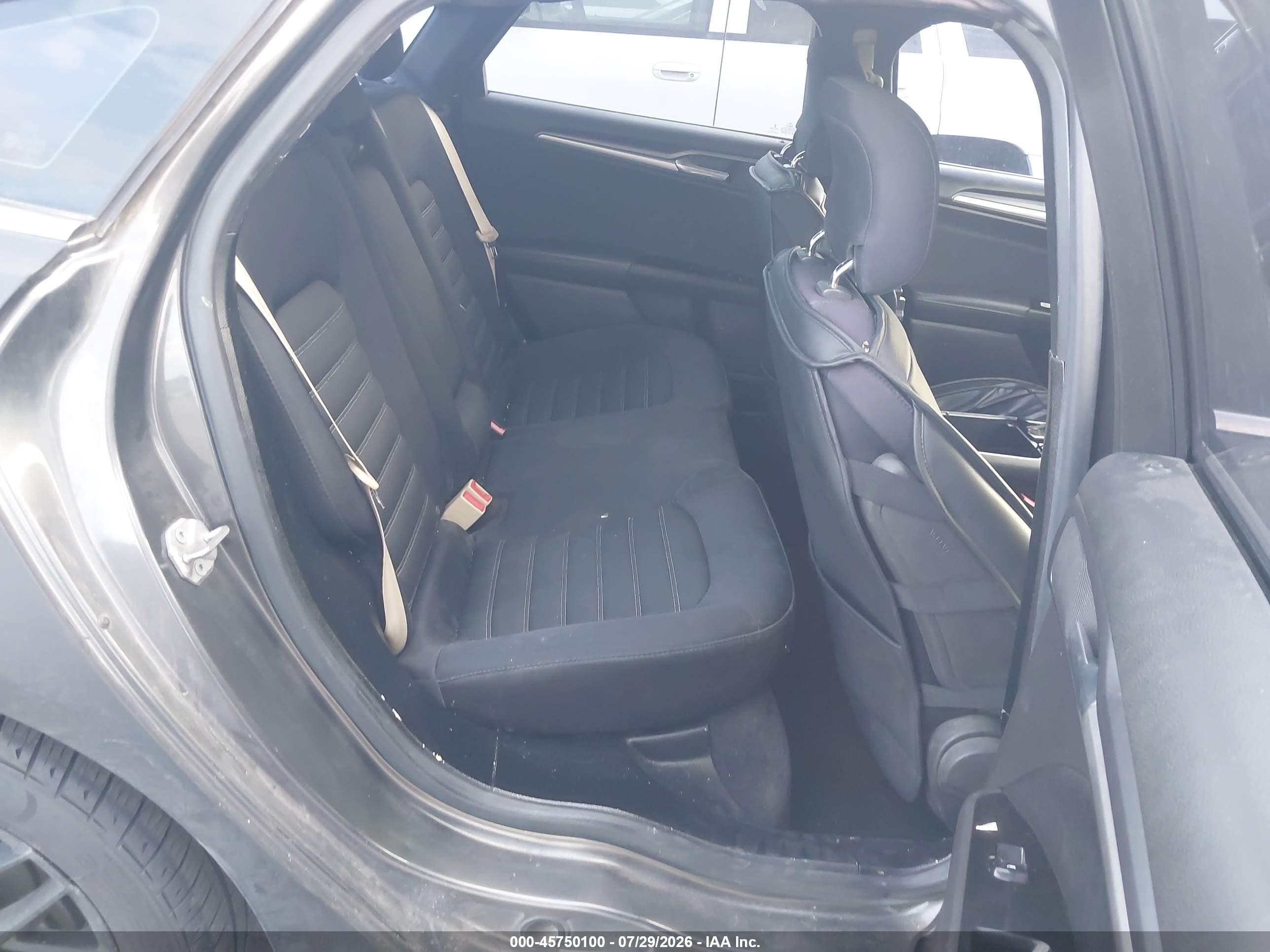 2015 Ford Fusion Se Black vin: 1FA6P0HD5F5102358