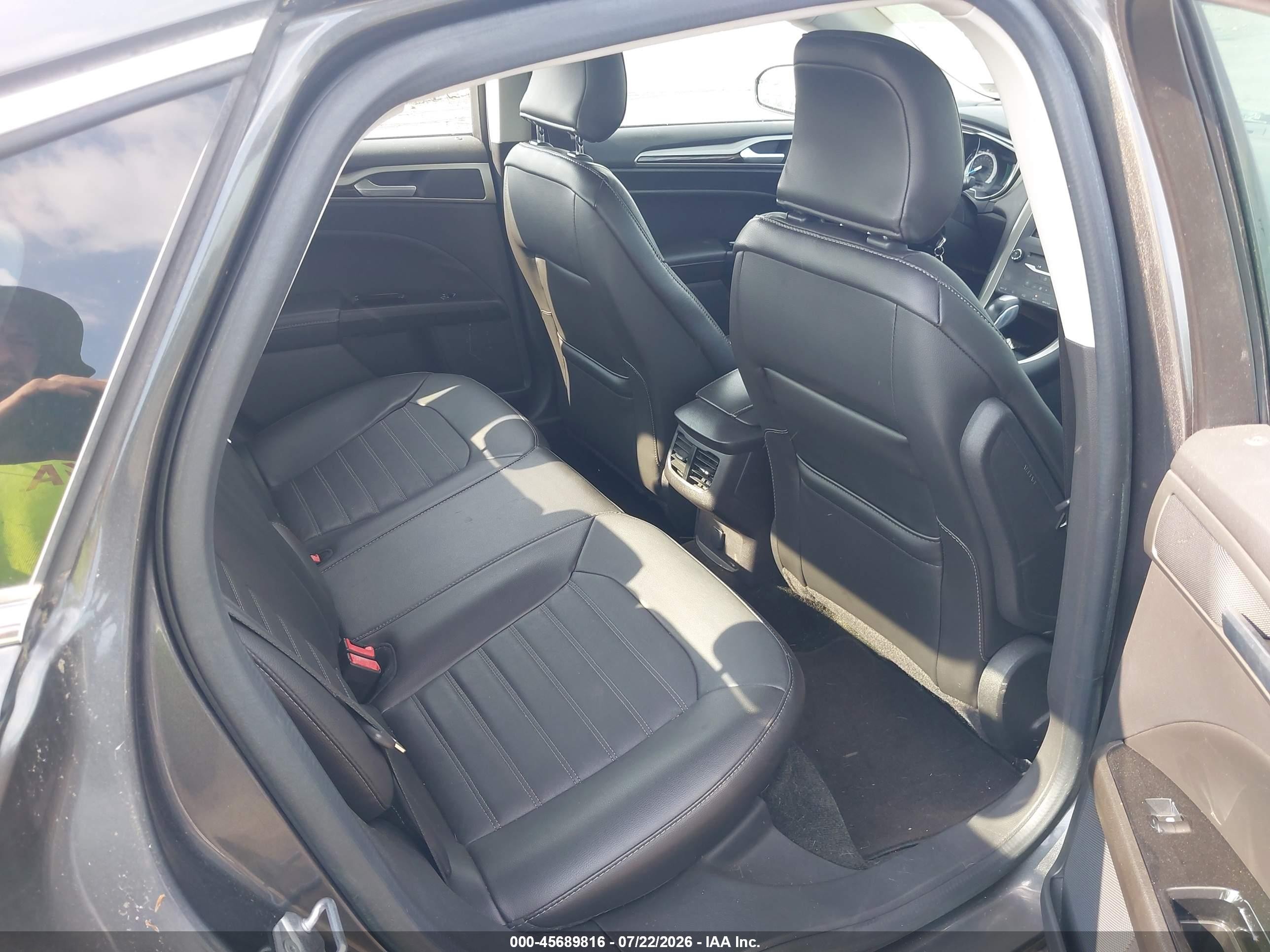 2015 Ford Fusion Se Gray vin: 1FA6P0HD5F5129785