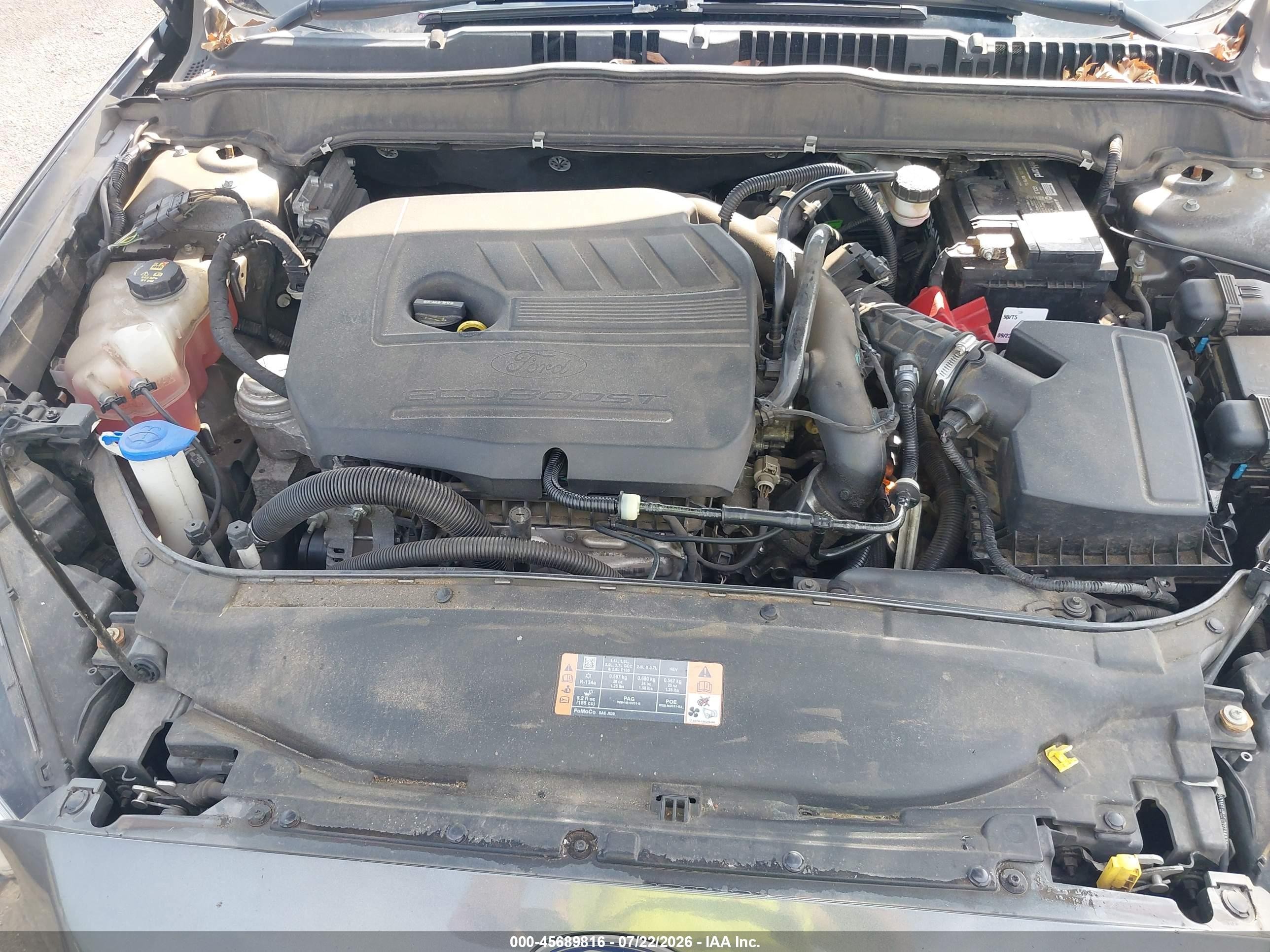 2015 Ford Fusion Se Gray vin: 1FA6P0HD5F5129785