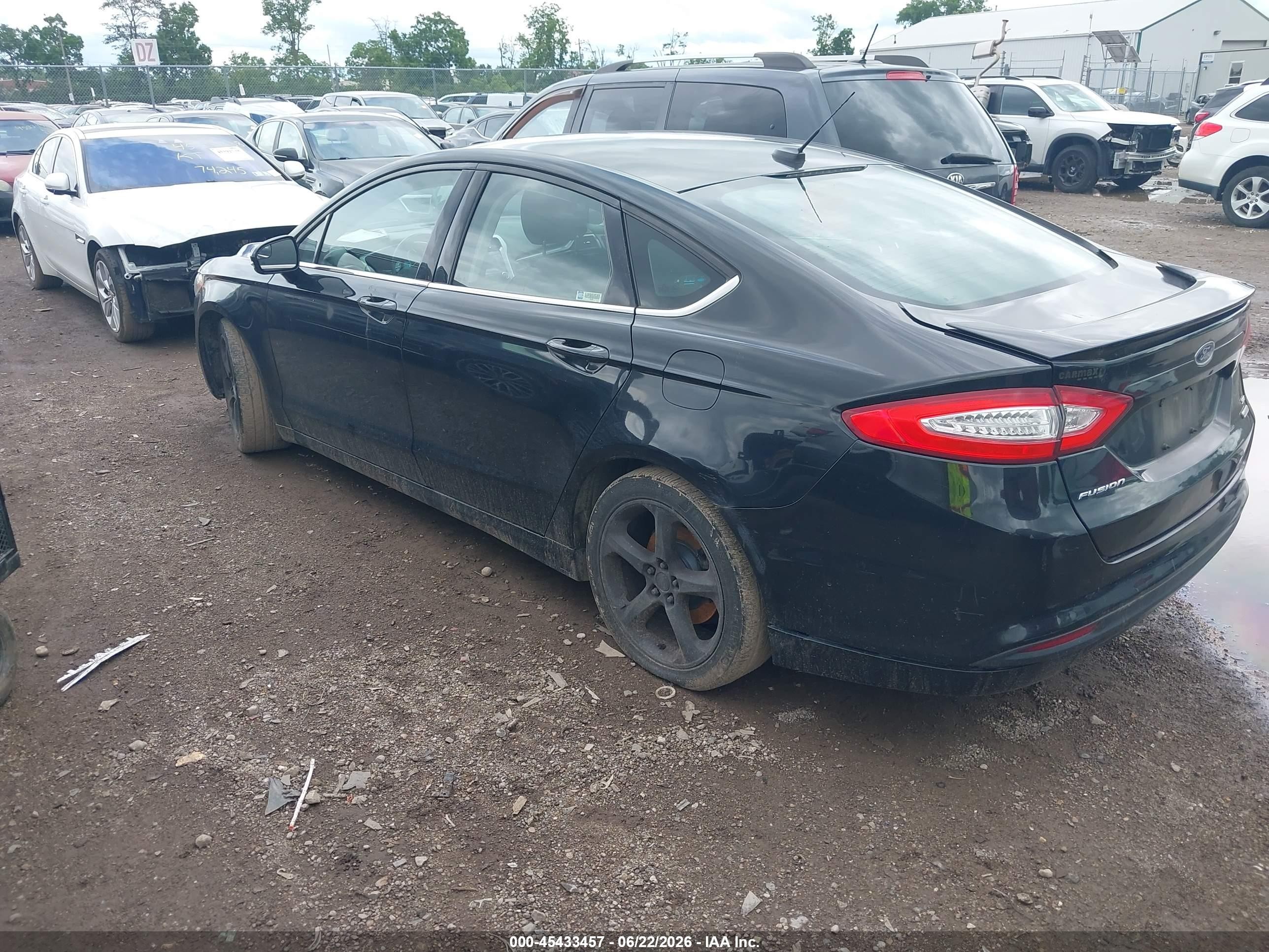 2015 Ford Fusion Se Black vin: 1FA6P0HD5F5131066