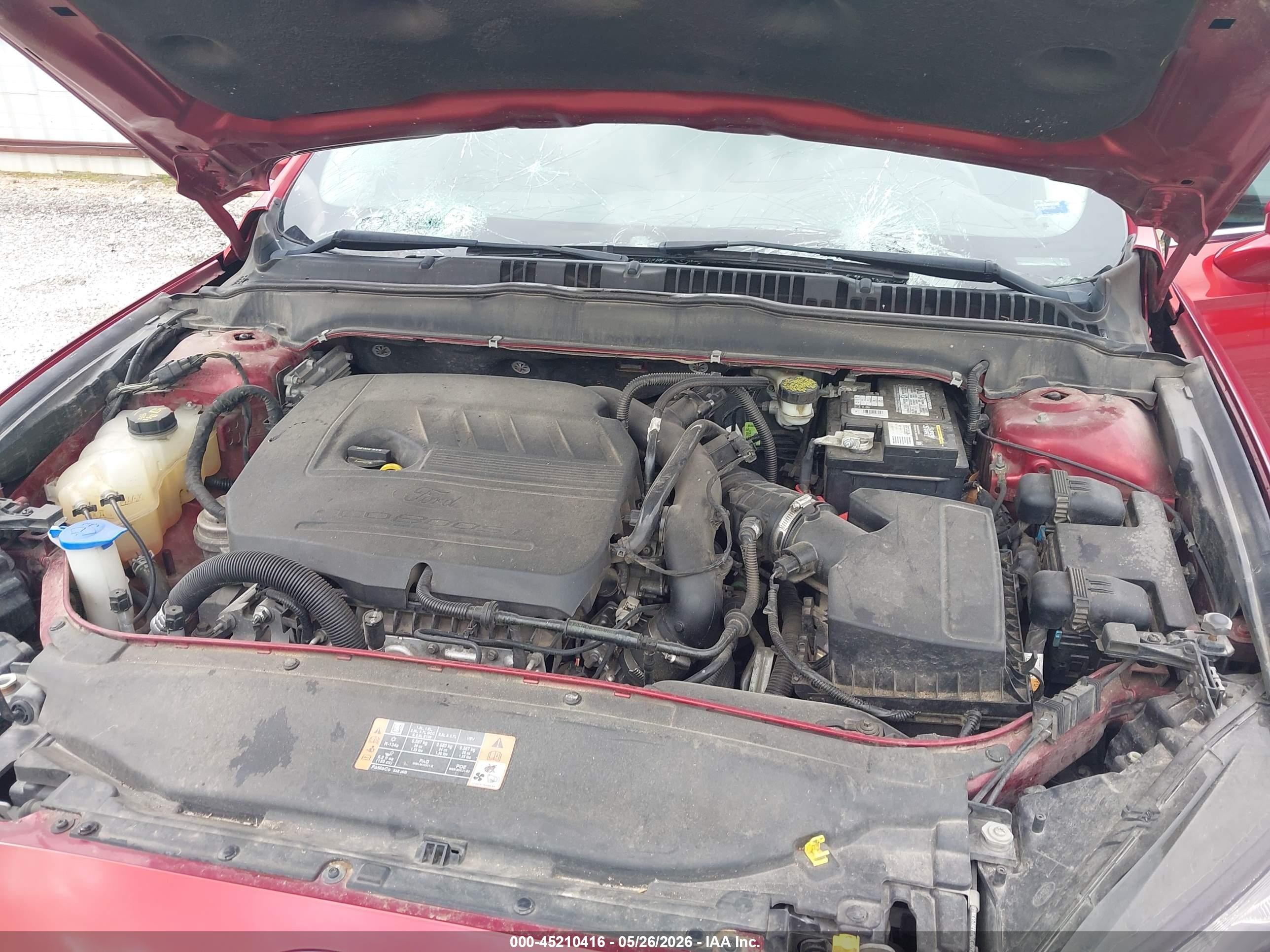 2016 Ford Fusion Se Red vin: 1FA6P0HD5G5117864