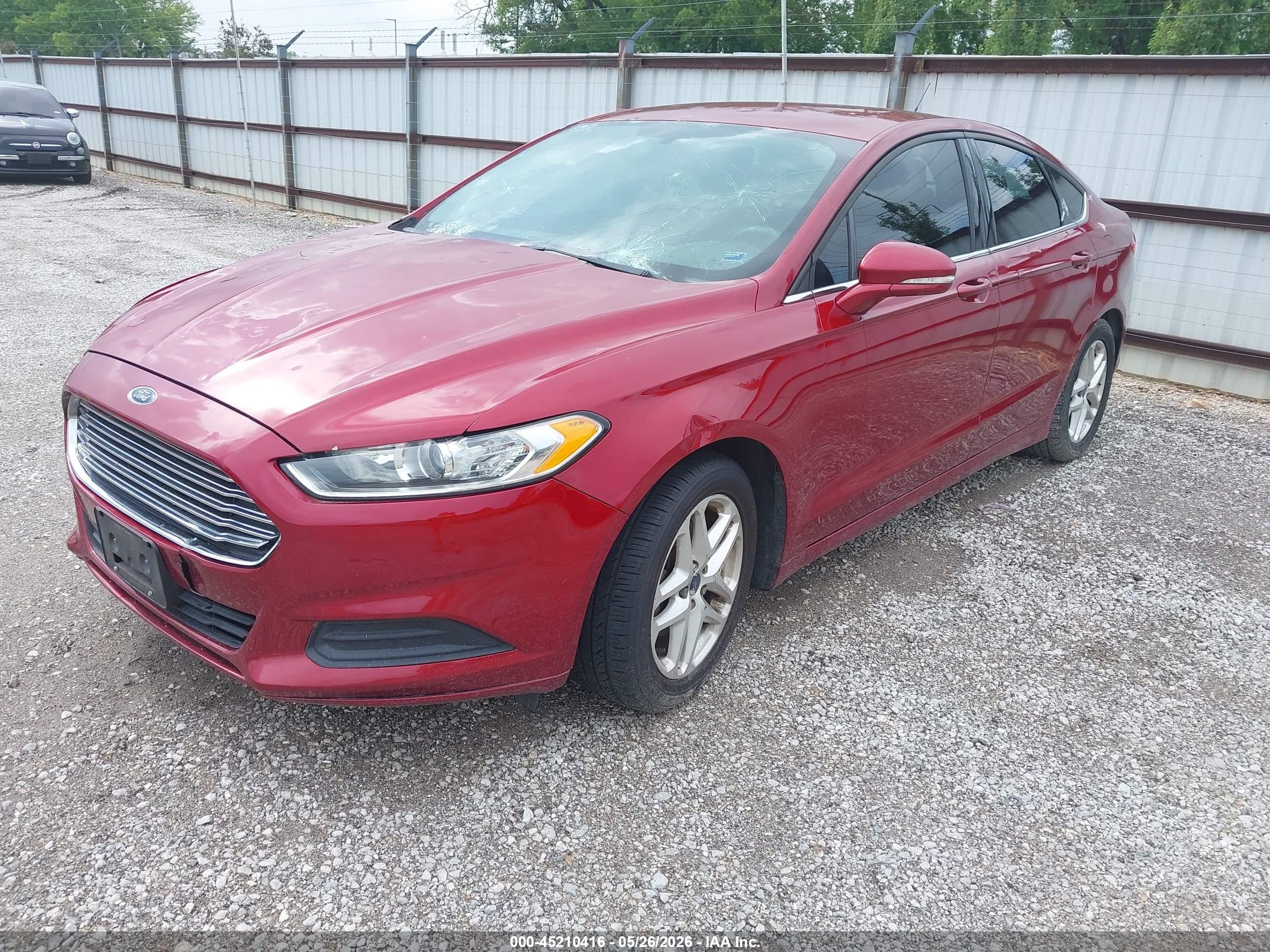 2016 Ford Fusion Se Red vin: 1FA6P0HD5G5117864
