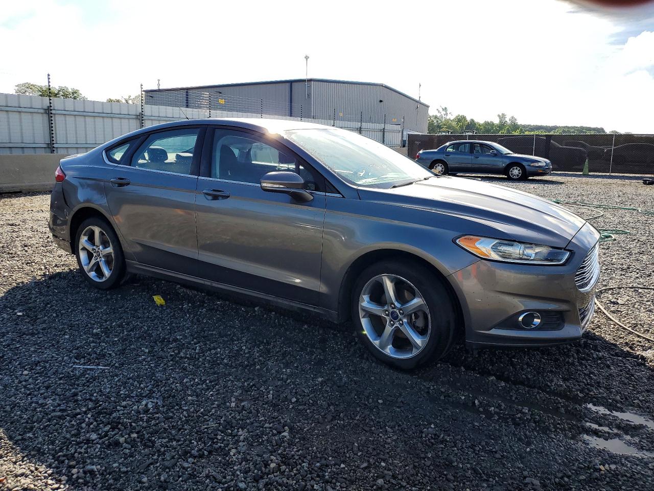 2014 Ford Fusion Se Gray vin: 1FA6P0HD6E5374268