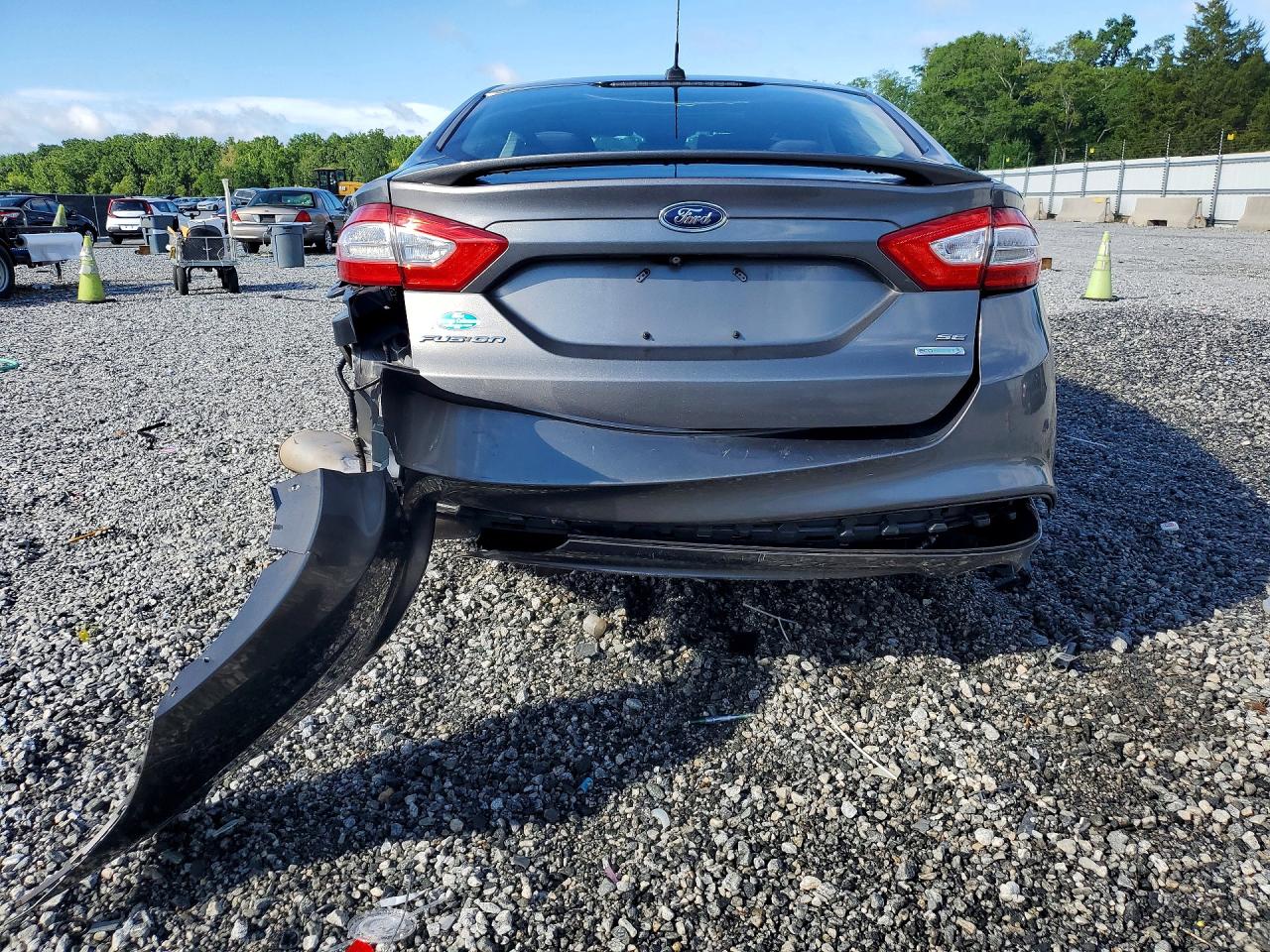 2014 Ford Fusion Se Gray vin: 1FA6P0HD6E5374268
