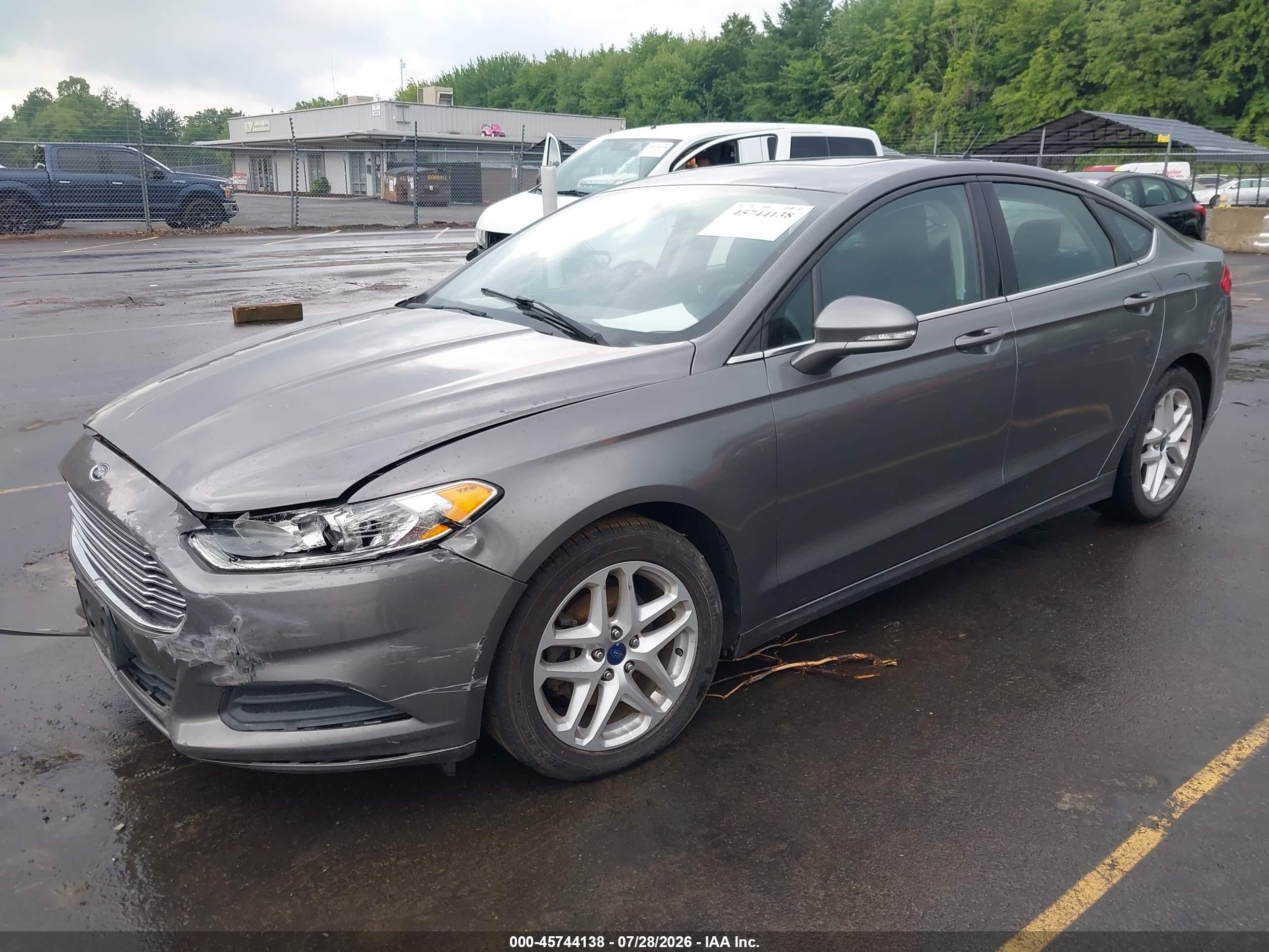 2014 Ford Fusion Se Серый vin: 1FA6P0HD6E5382998