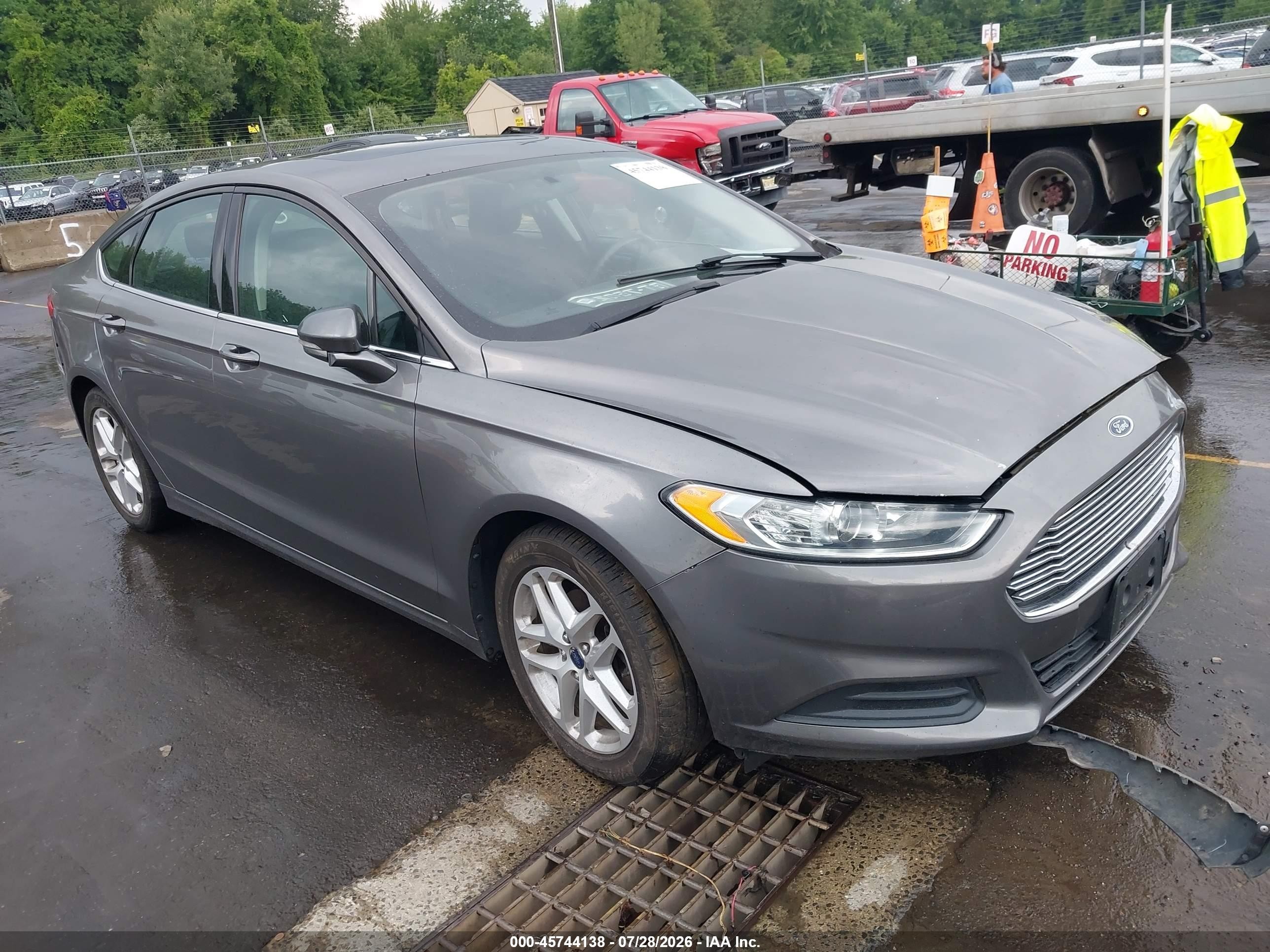 2014 Ford Fusion Se Серый vin: 1FA6P0HD6E5382998