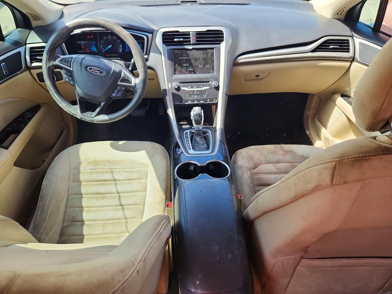 2014 Ford Fusion Se White vin: 1FA6P0HD6E5386601