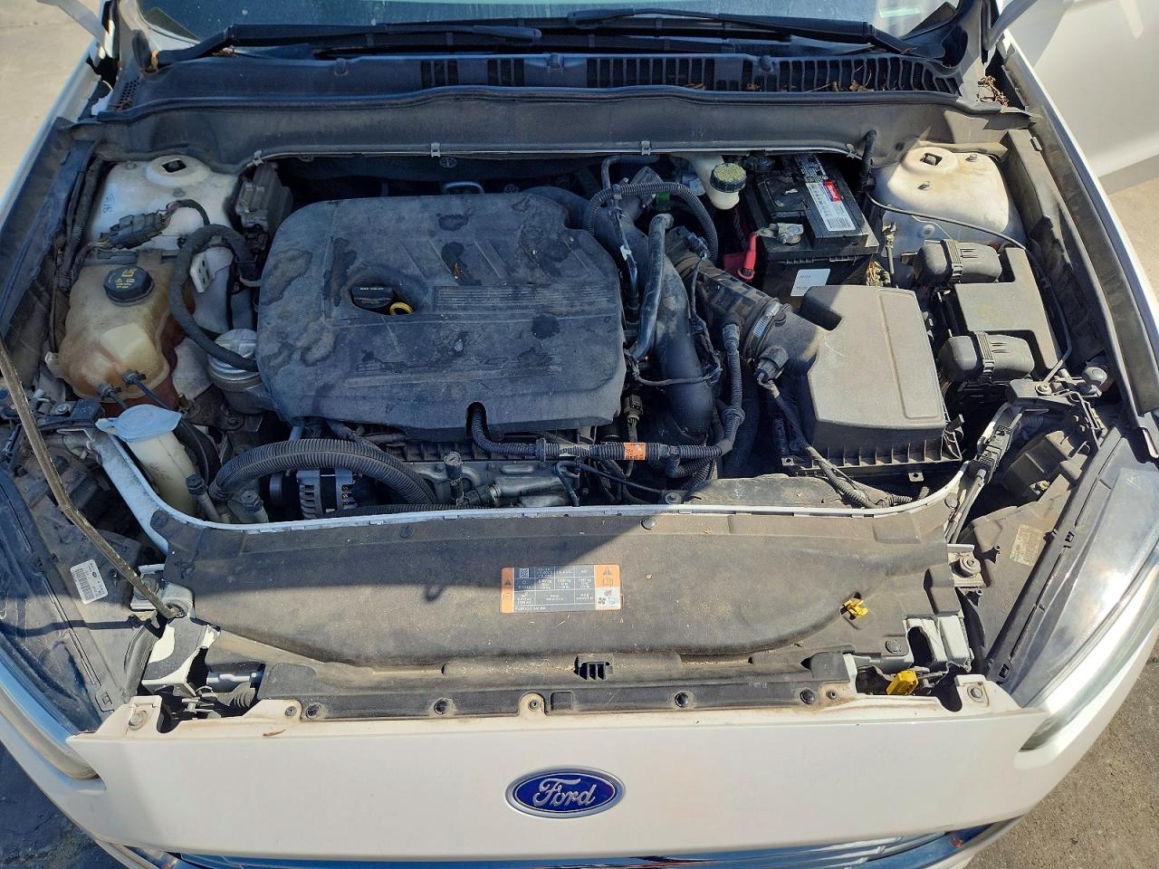 2014 Ford Fusion Se White vin: 1FA6P0HD6E5386601