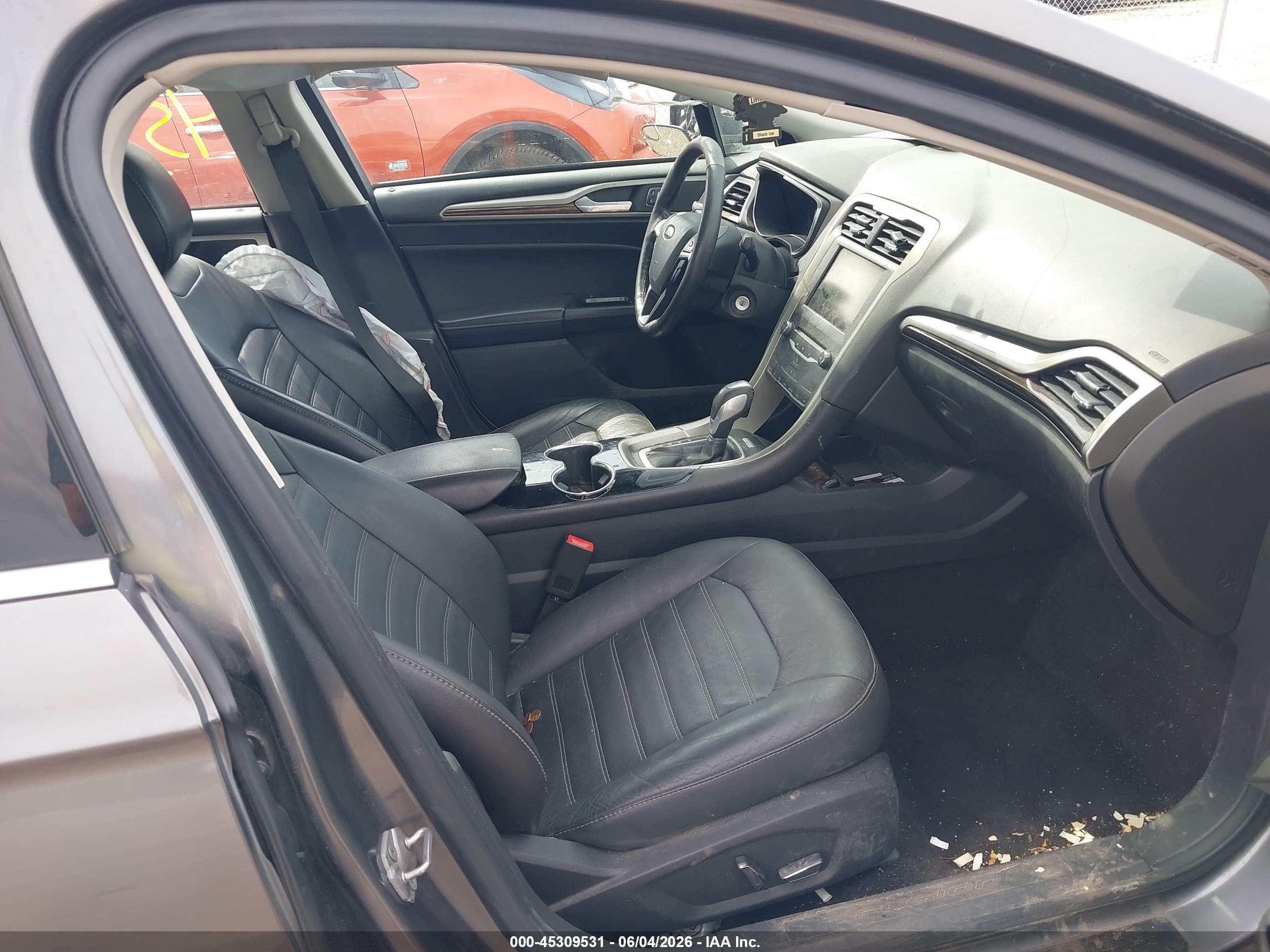 2014 Ford Fusion Se Gray vin: 1FA6P0HD6E5398912