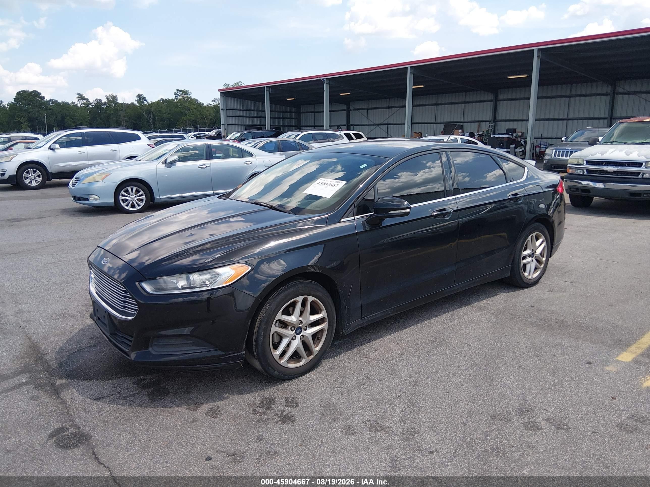 2014 Ford Fusion Se Black vin: 1FA6P0HD6E5400481