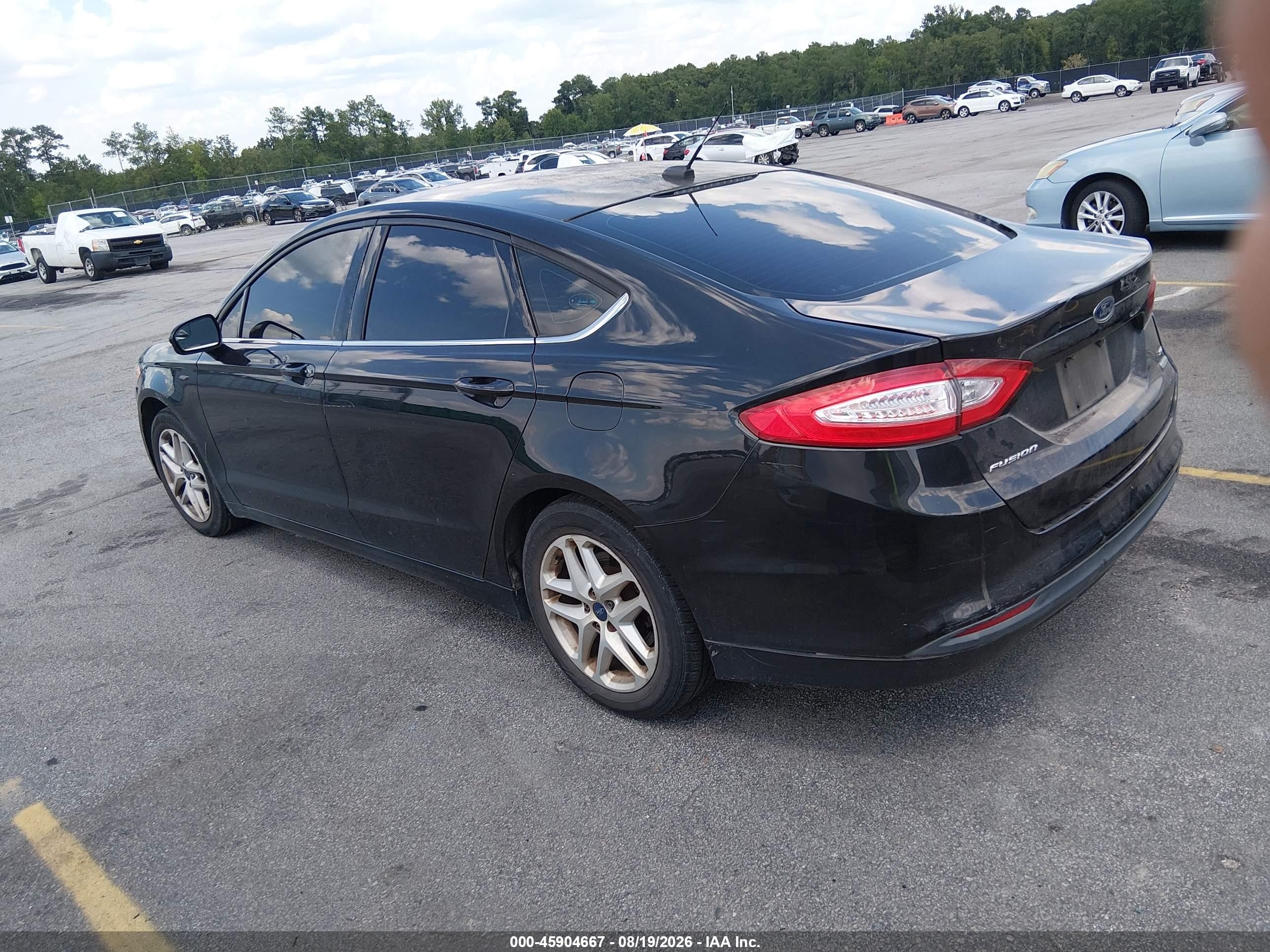 2014 Ford Fusion Se Black vin: 1FA6P0HD6E5400481
