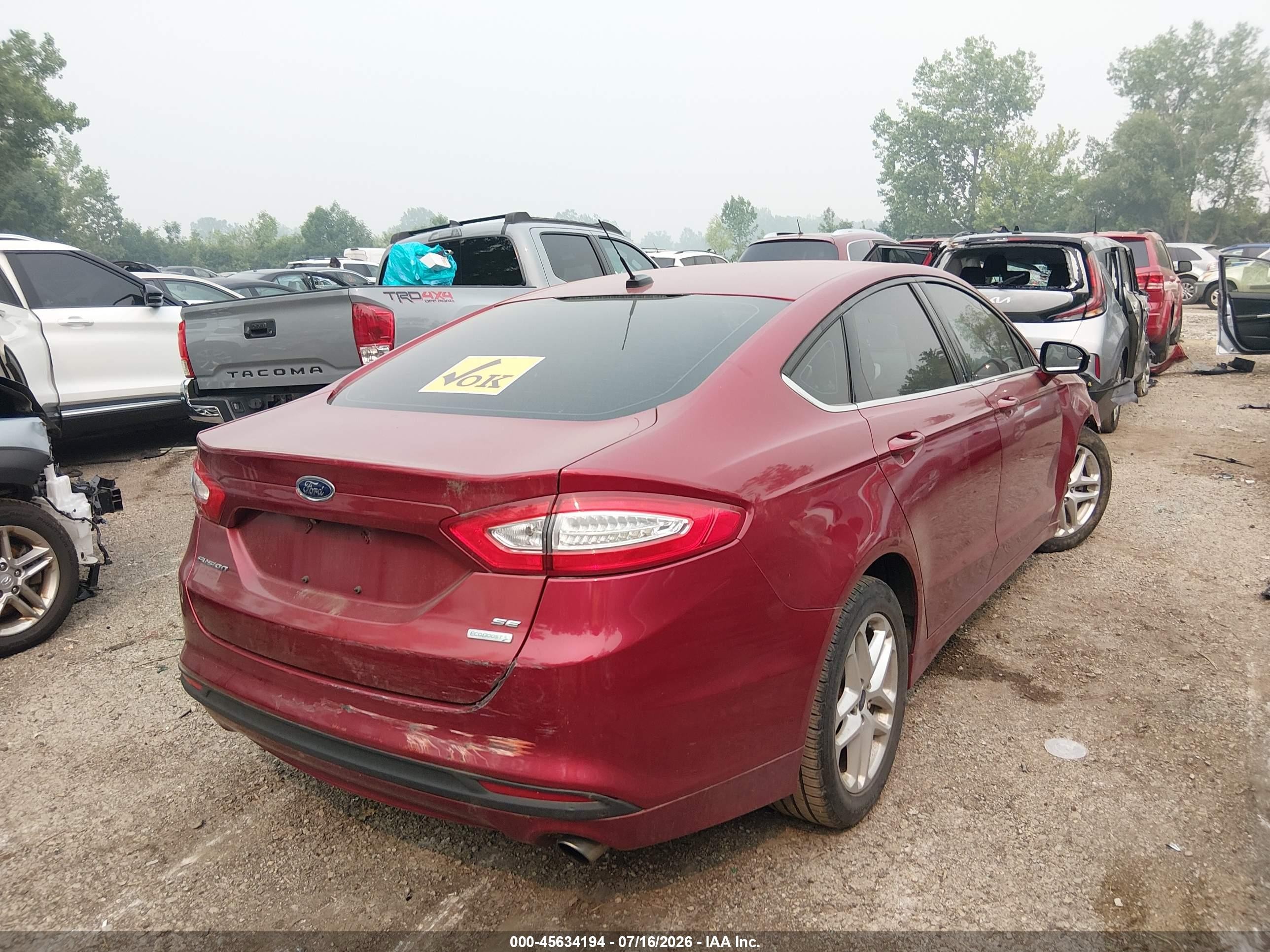 2015 Ford Fusion Se Красный vin: 1FA6P0HD6F5100652