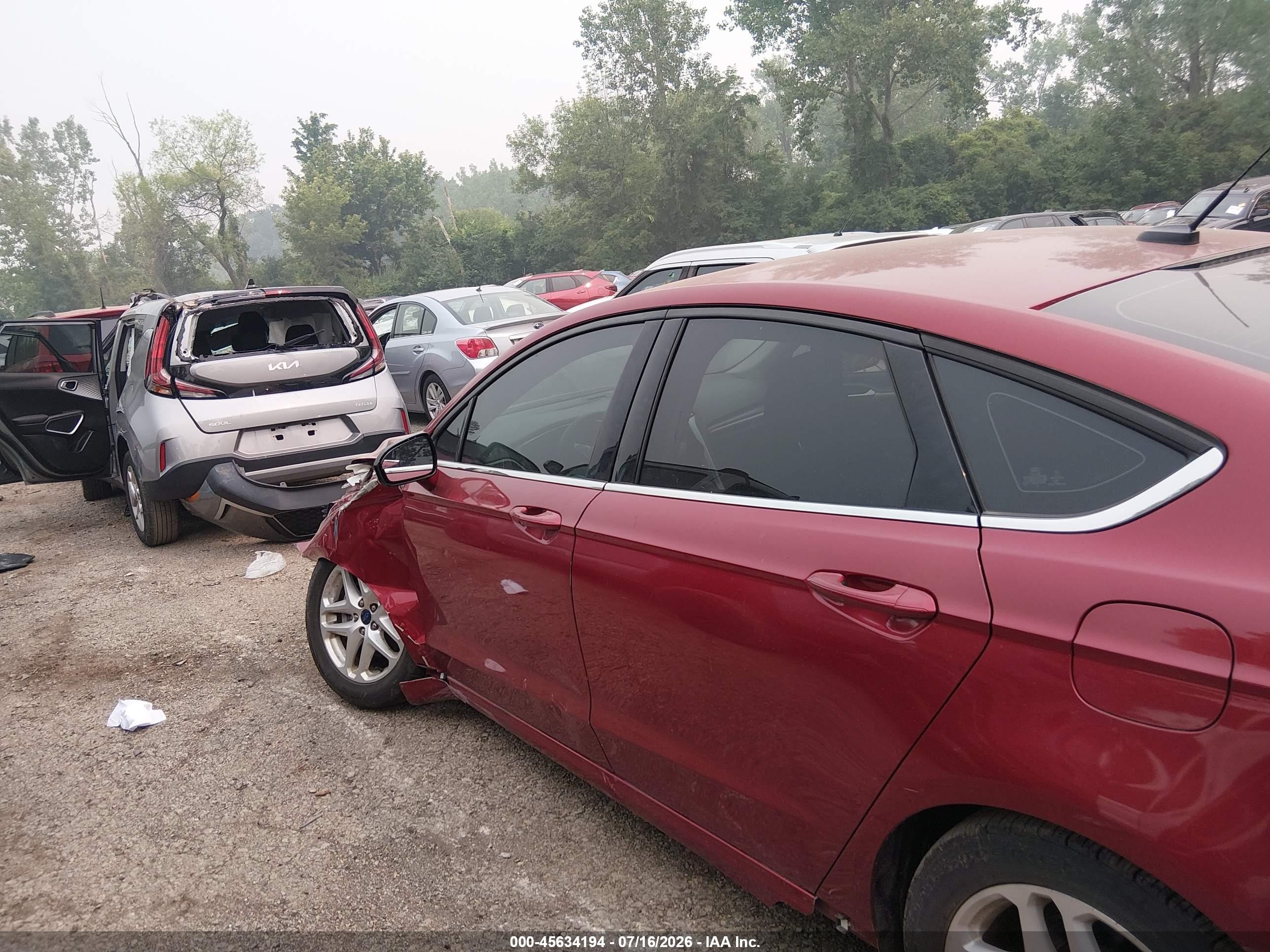 2015 Ford Fusion Se Красный vin: 1FA6P0HD6F5100652