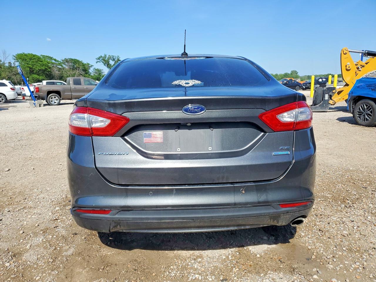 2015 Ford Fusion Se Gray vin: 1FA6P0HD6F5113336