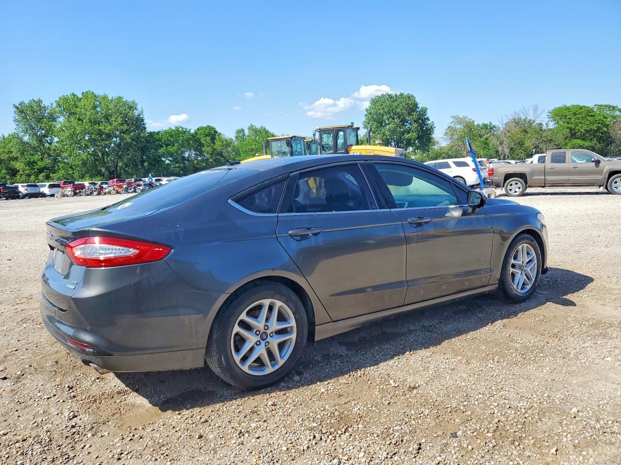 2015 Ford Fusion Se Gray vin: 1FA6P0HD6F5113336