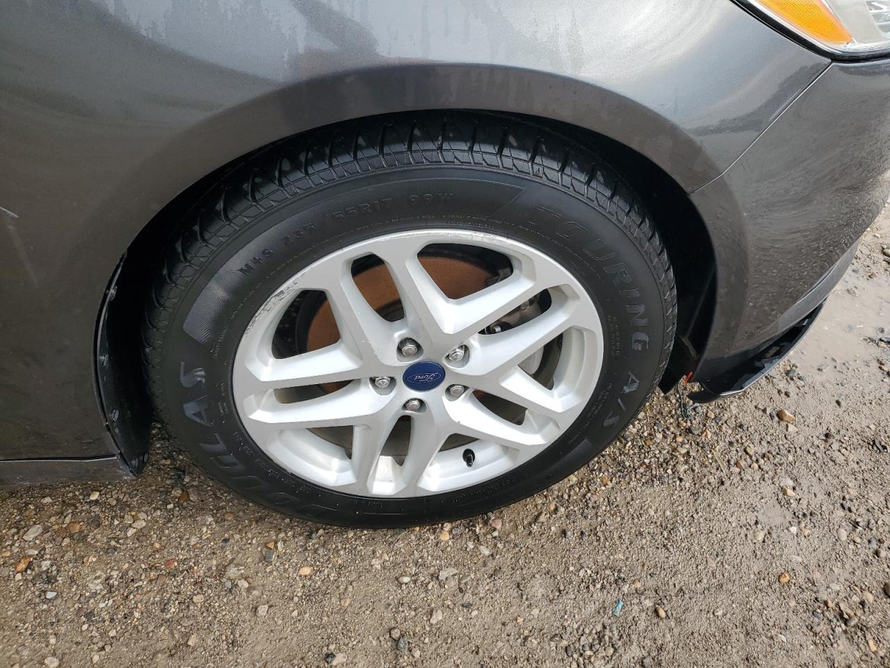 2015 Ford Fusion Se Gray vin: 1FA6P0HD6F5113336 Damage: Right Front Wheel, Curb Rash, 7 To 8 Inches