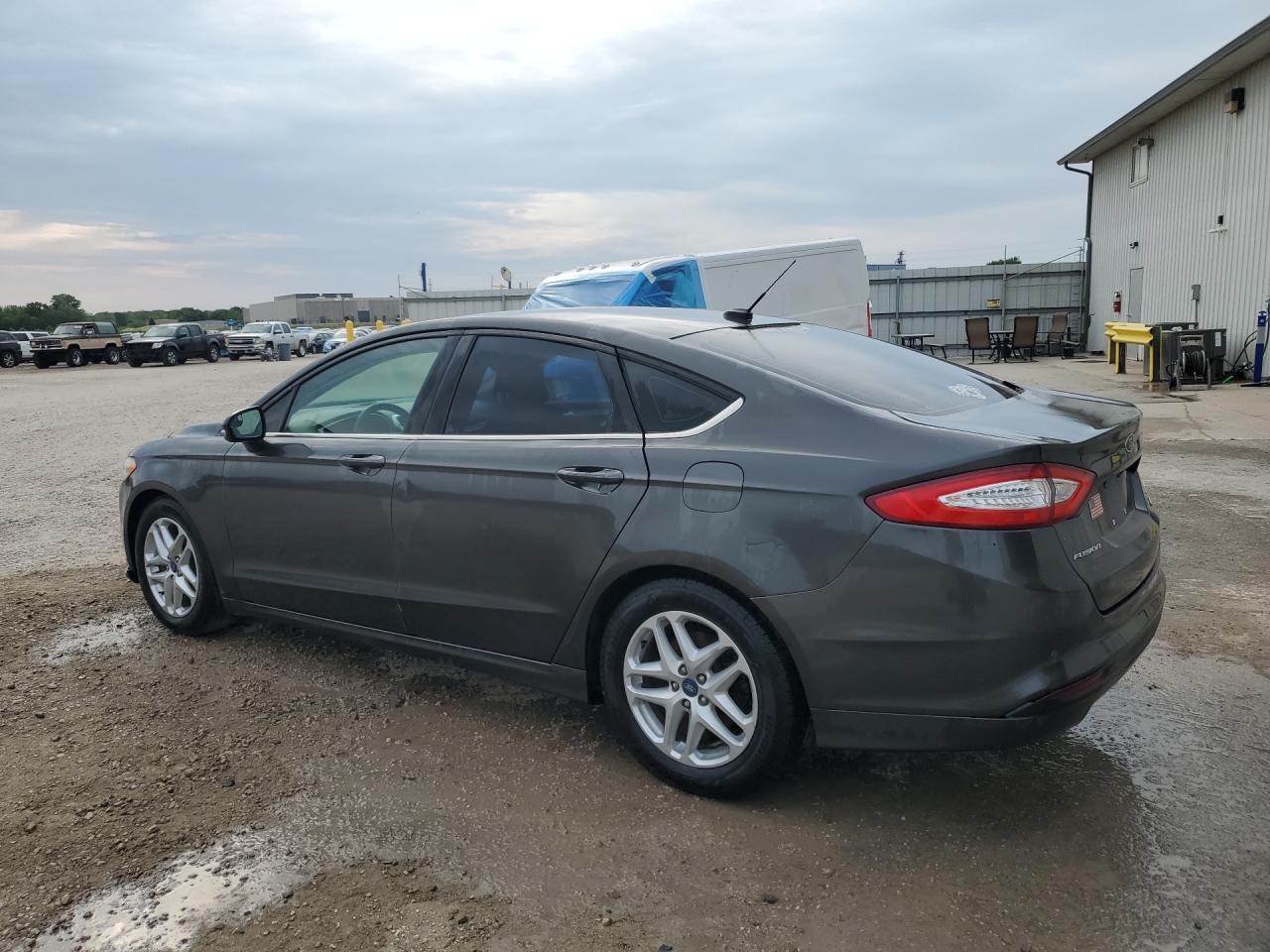 2015 Ford Fusion Se Gray vin: 1FA6P0HD6F5113336 Damage: Left Qtr Panel, Chipped, 2