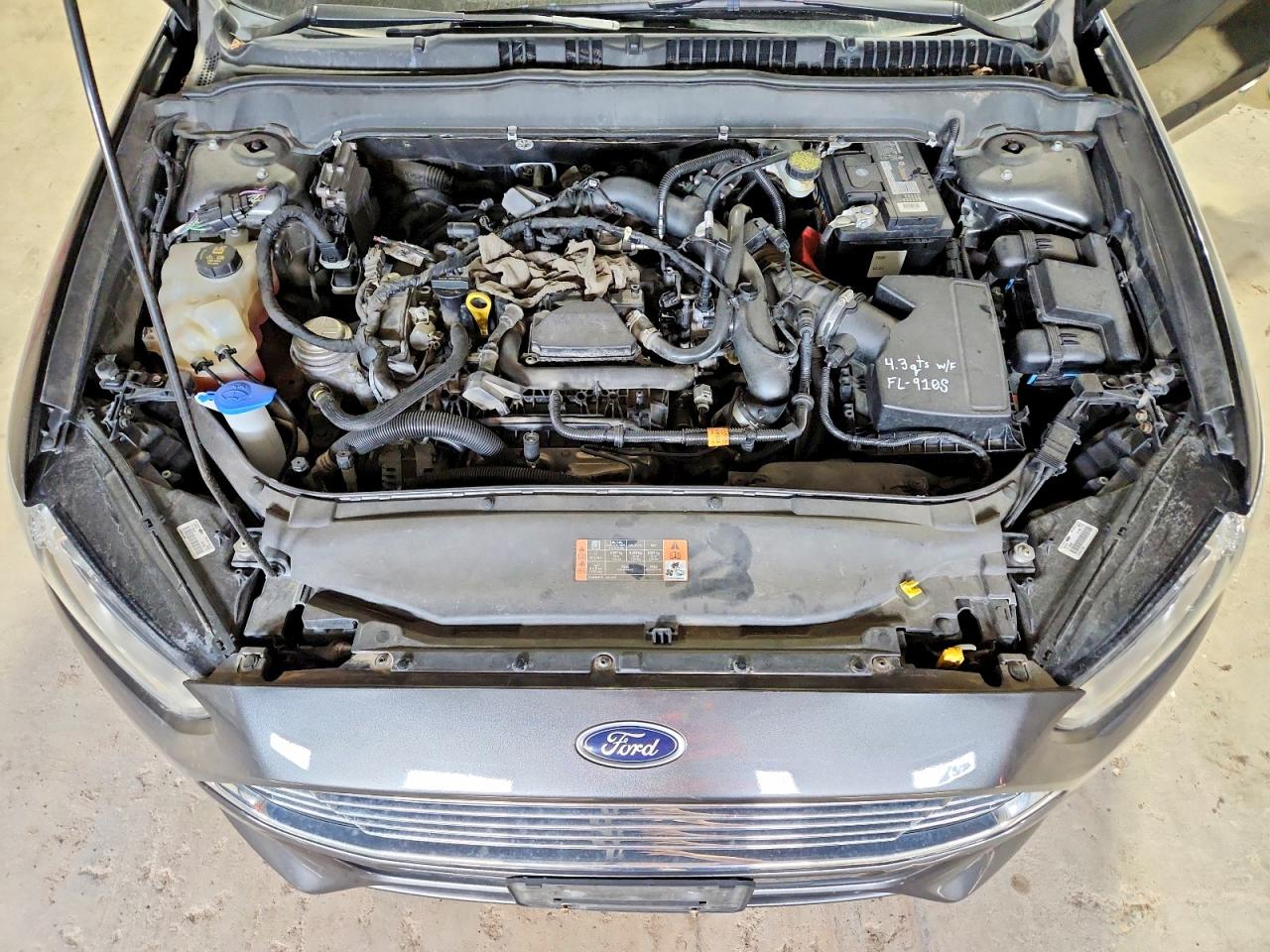 2015 Ford Fusion Se Gray vin: 1FA6P0HD6F5125289