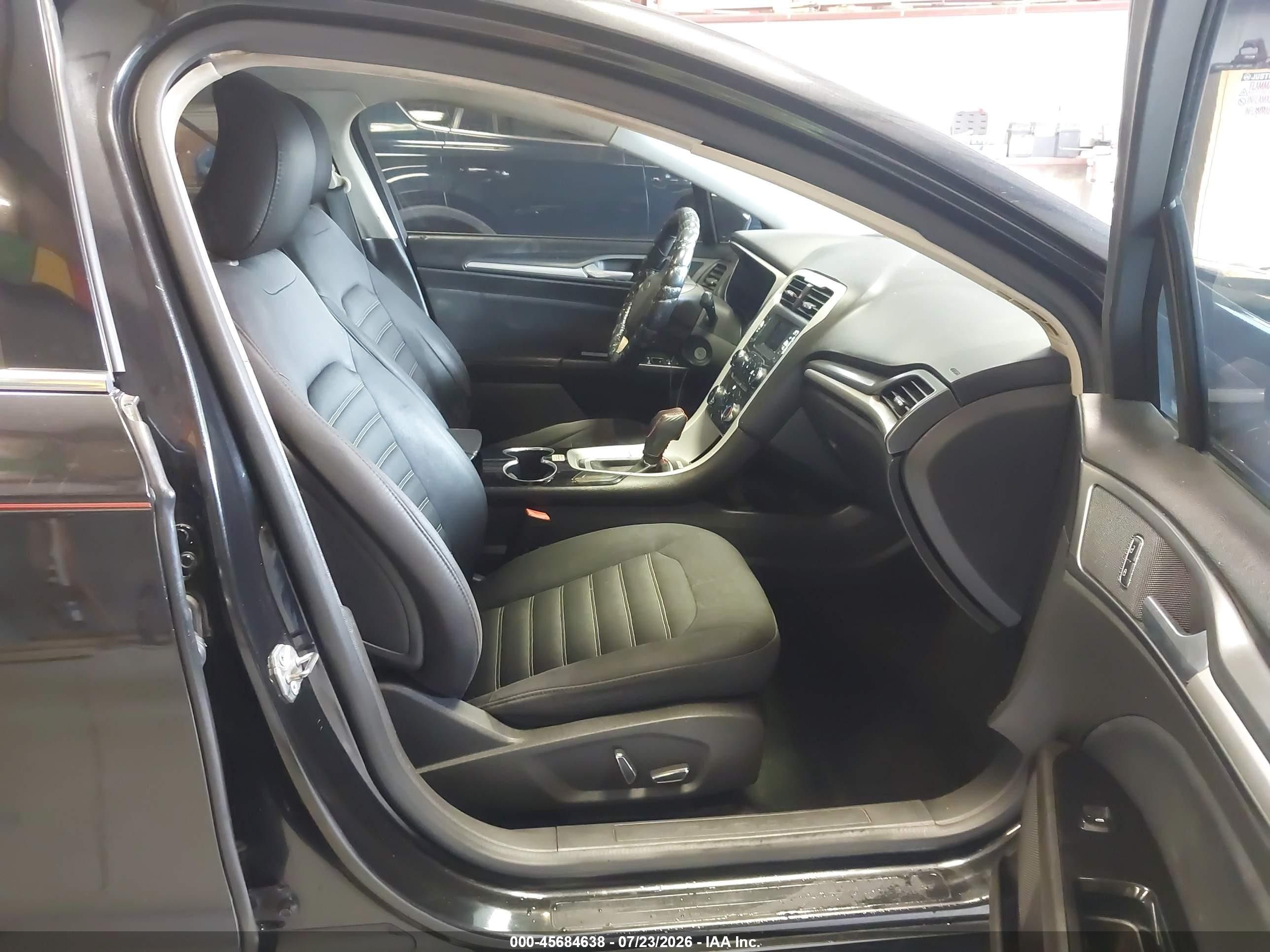 2015 Ford Fusion Se Black vin: 1FA6P0HD6F5129097
