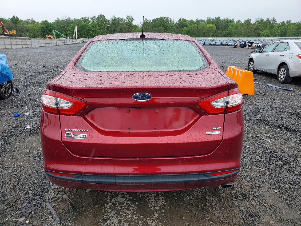 2016 Ford Fusion Se Maroon vin: 1FA6P0HD6G5117159