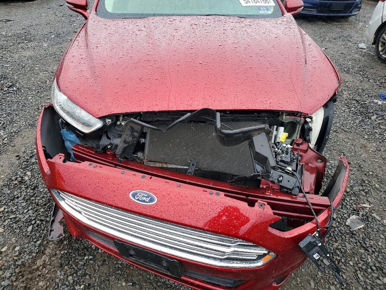 2016 Ford Fusion Se Maroon vin: 1FA6P0HD6G5117159