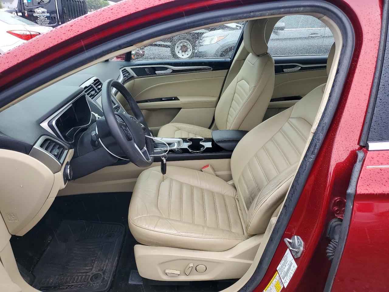 2016 Ford Fusion Se Maroon vin: 1FA6P0HD6G5117159