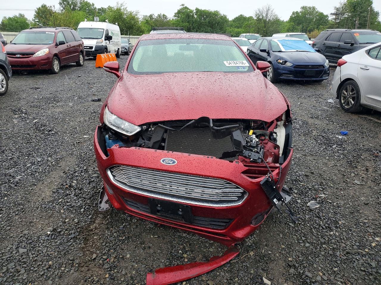 2016 Ford Fusion Se Maroon vin: 1FA6P0HD6G5117159