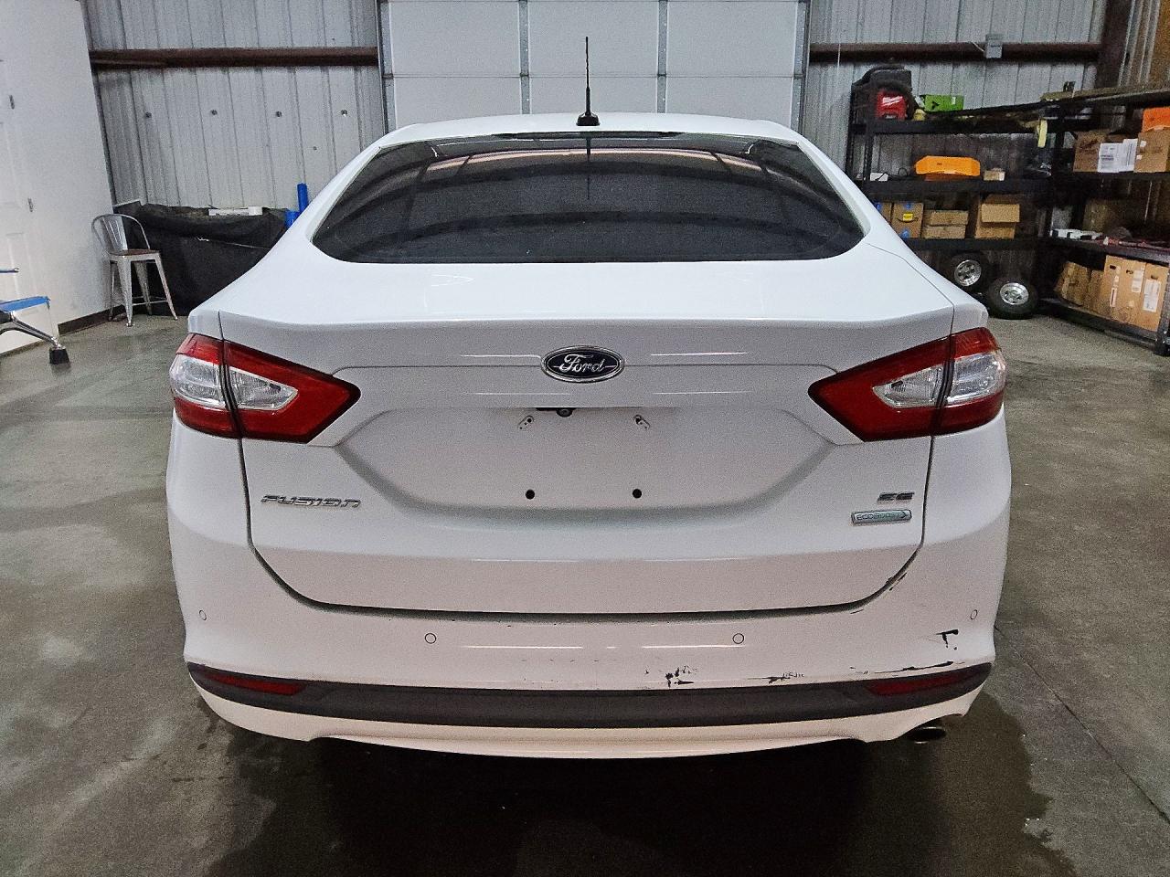 2016 Ford Fusion Se White vin: 1FA6P0HD6G5121115
