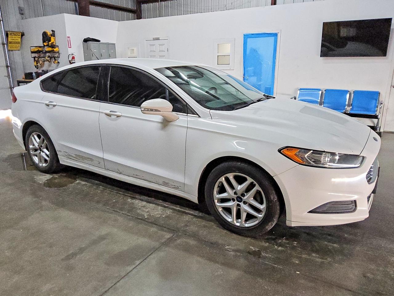 2016 Ford Fusion Se White vin: 1FA6P0HD6G5121115