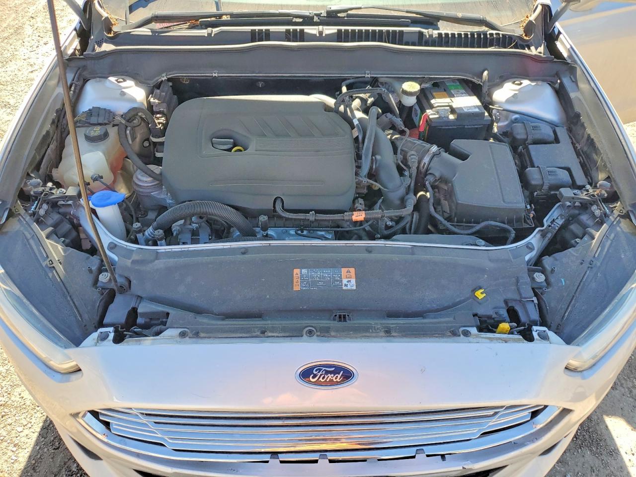 2014 Ford Fusion Se Silver vin: 1FA6P0HD7E5351548
