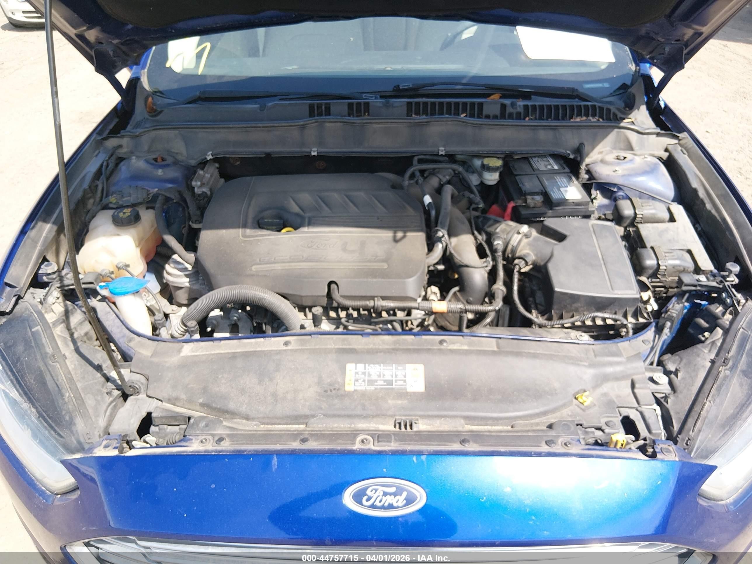 2014 Ford Fusion Se Blue vin: 1FA6P0HD7E5352585