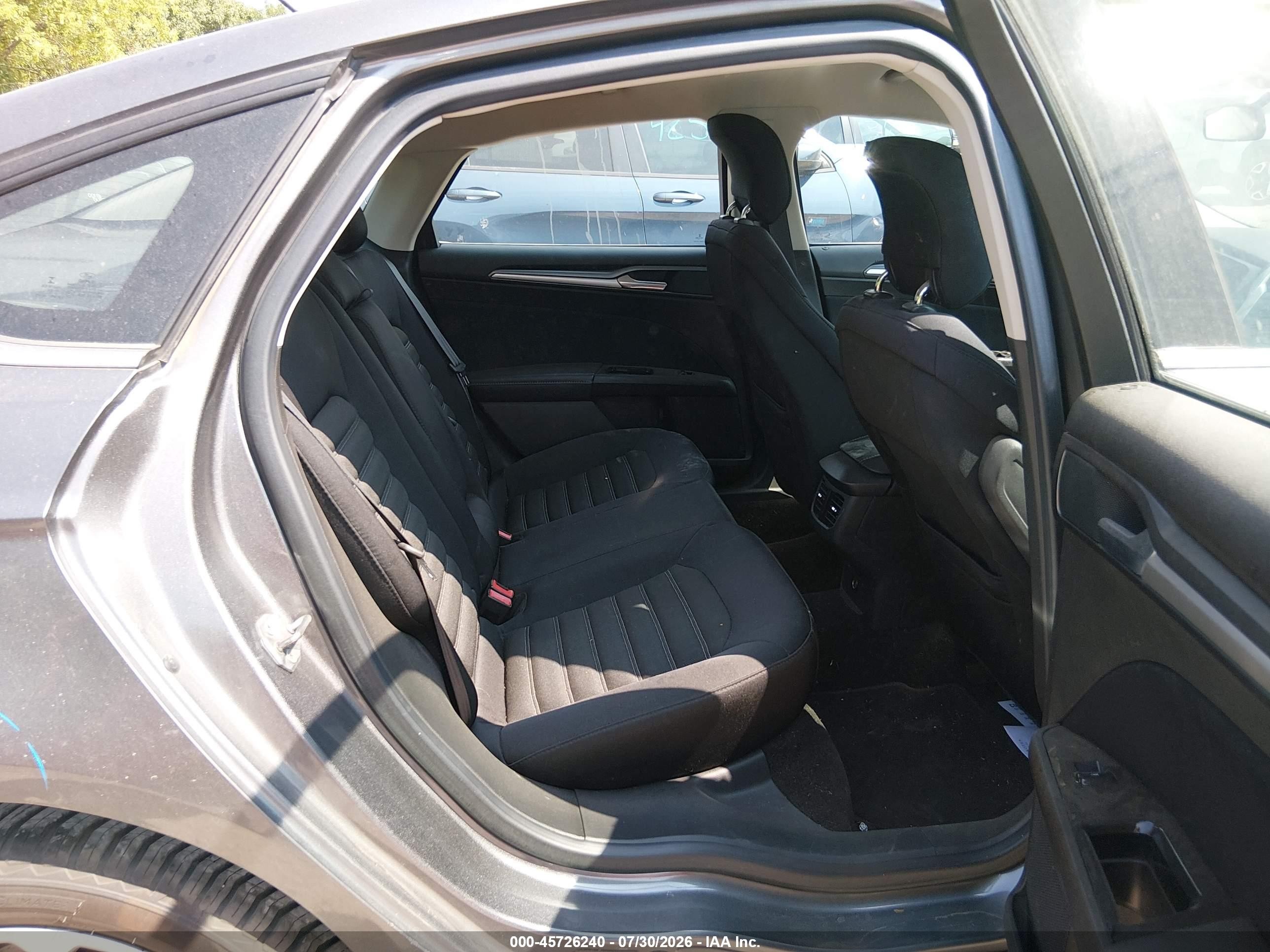2014 Ford Fusion Se Gray vin: 1FA6P0HD7E5371475