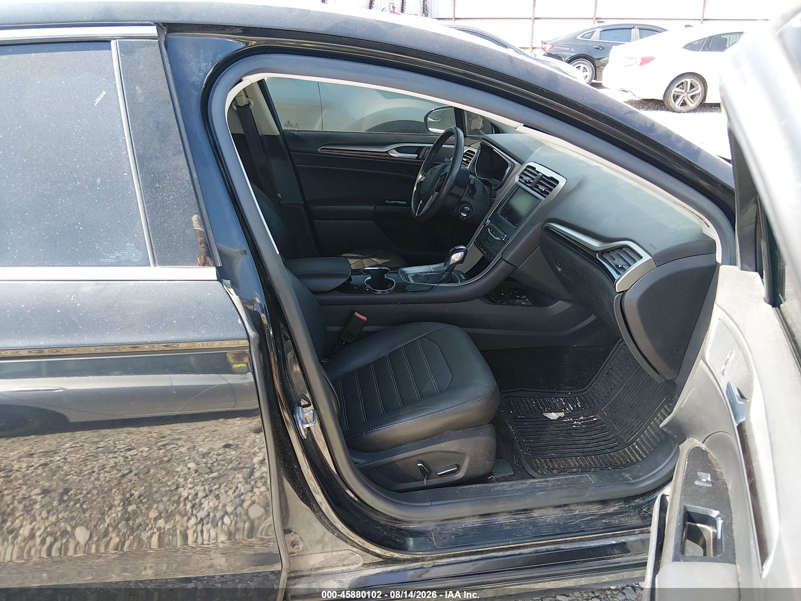 2014 Ford Fusion Se Black vin: 1FA6P0HD7E5374358