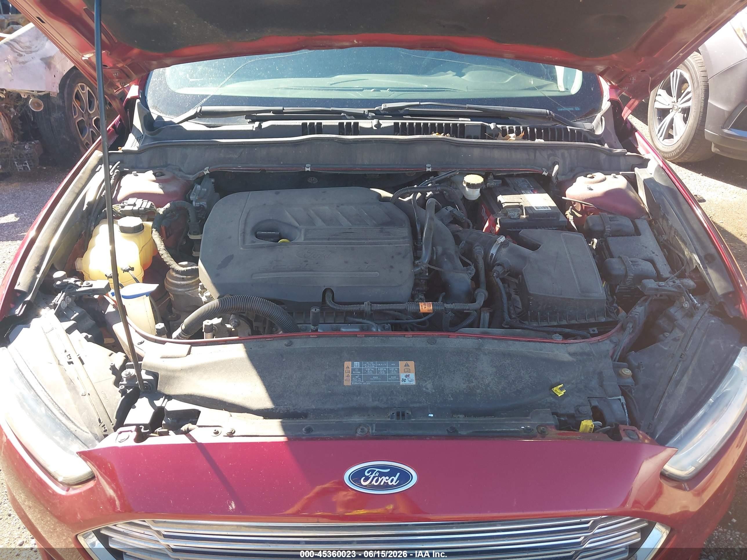 2014 Ford Fusion Se Red vin: 1FA6P0HD7E5395033