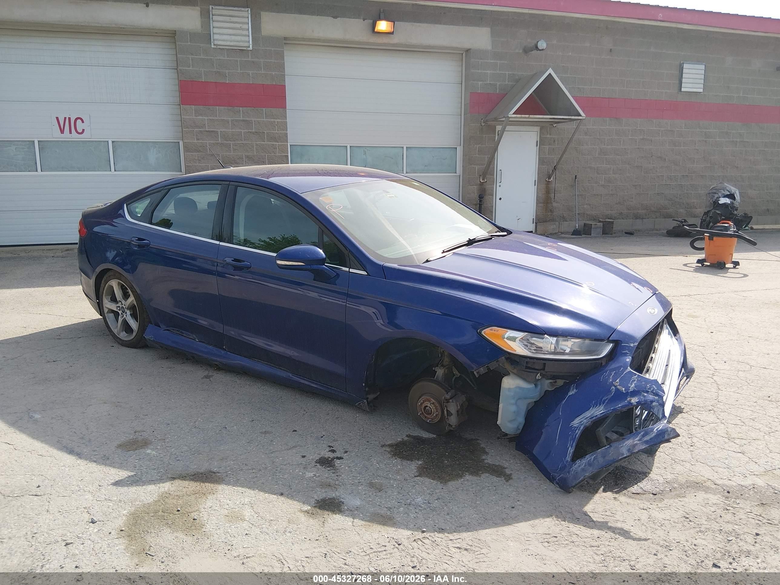2015 Ford Fusion Se Blue vin: 1FA6P0HD7F5100630