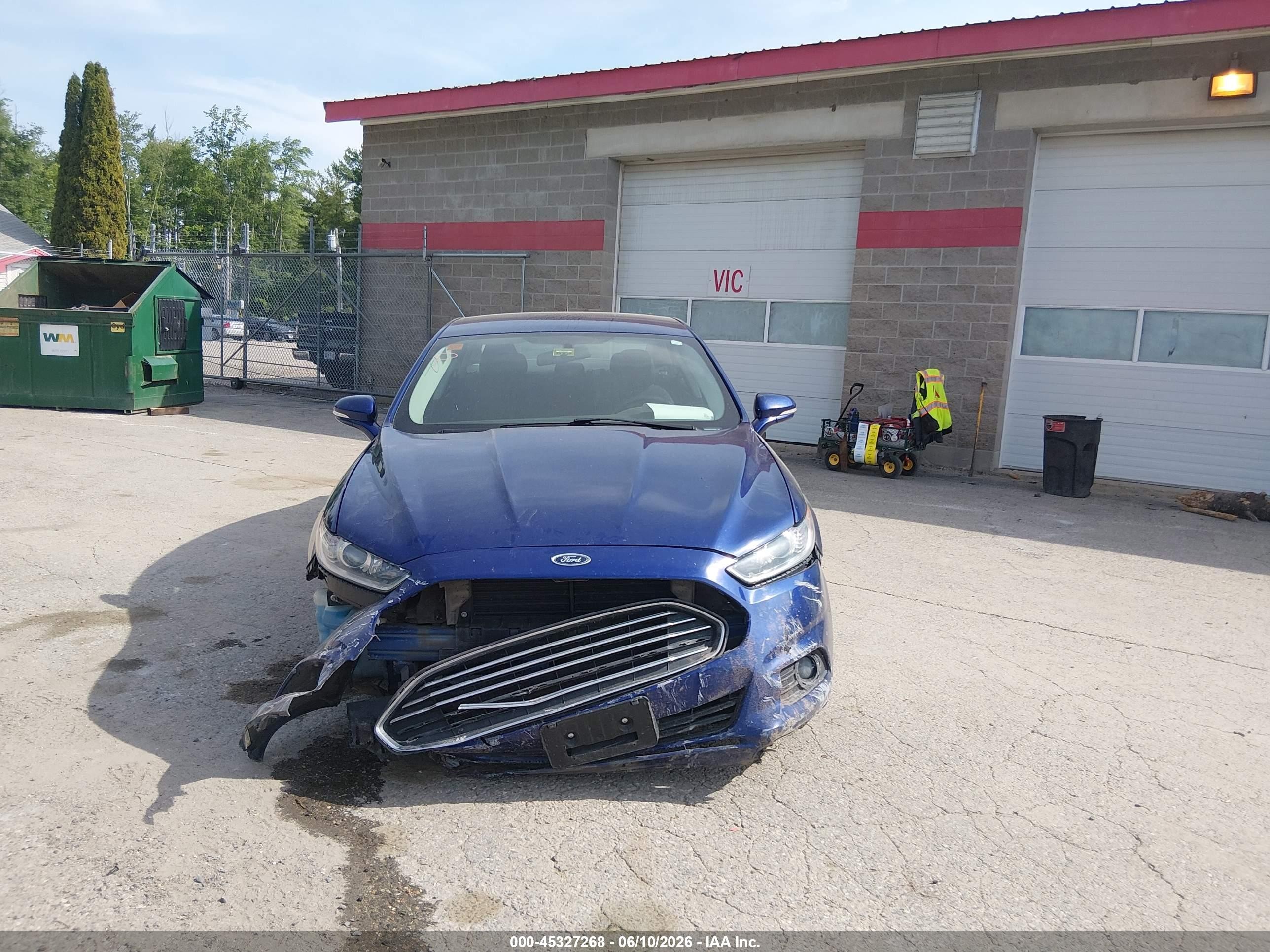 2015 Ford Fusion Se Blue vin: 1FA6P0HD7F5100630