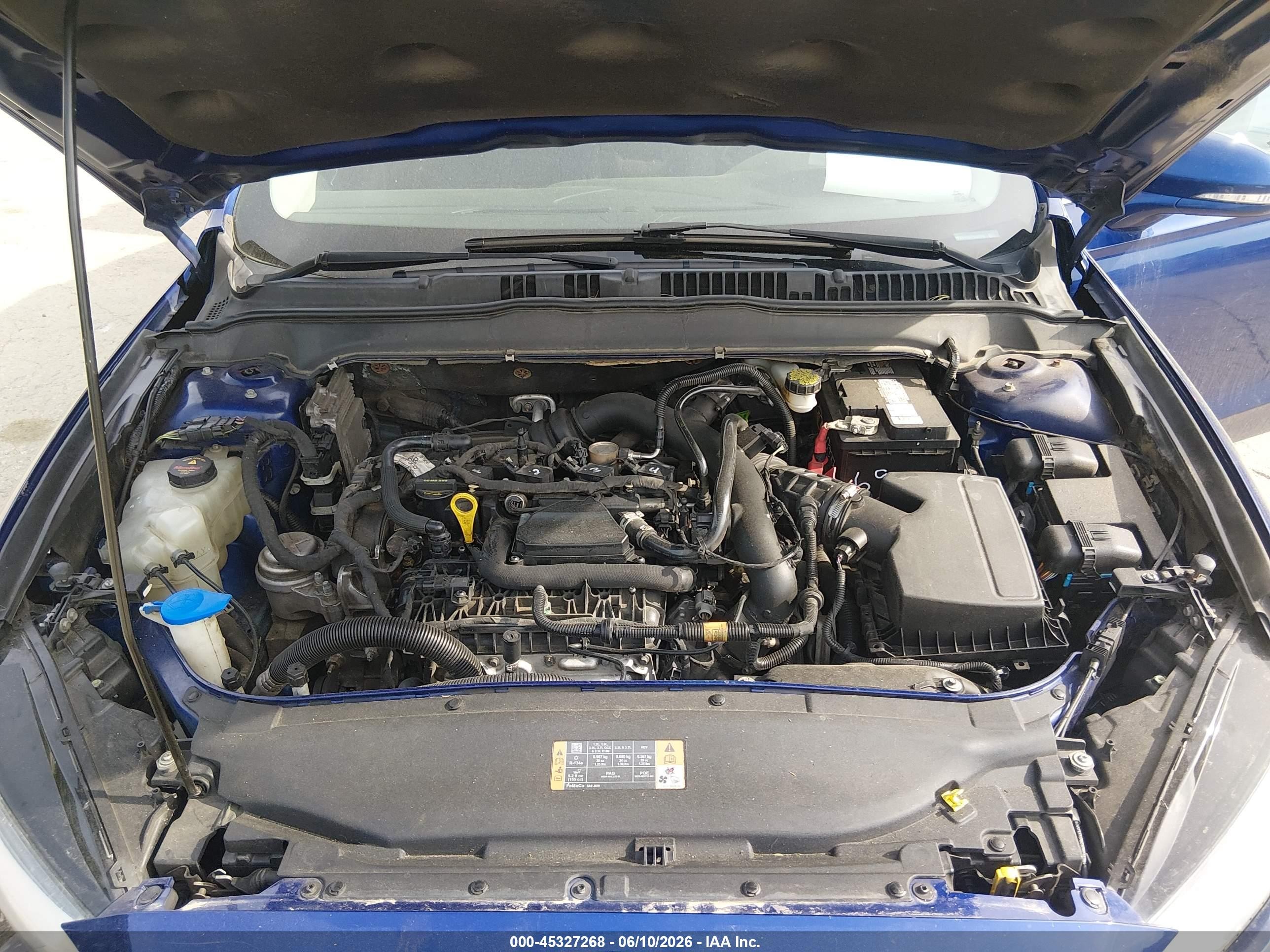 2015 Ford Fusion Se Blue vin: 1FA6P0HD7F5100630