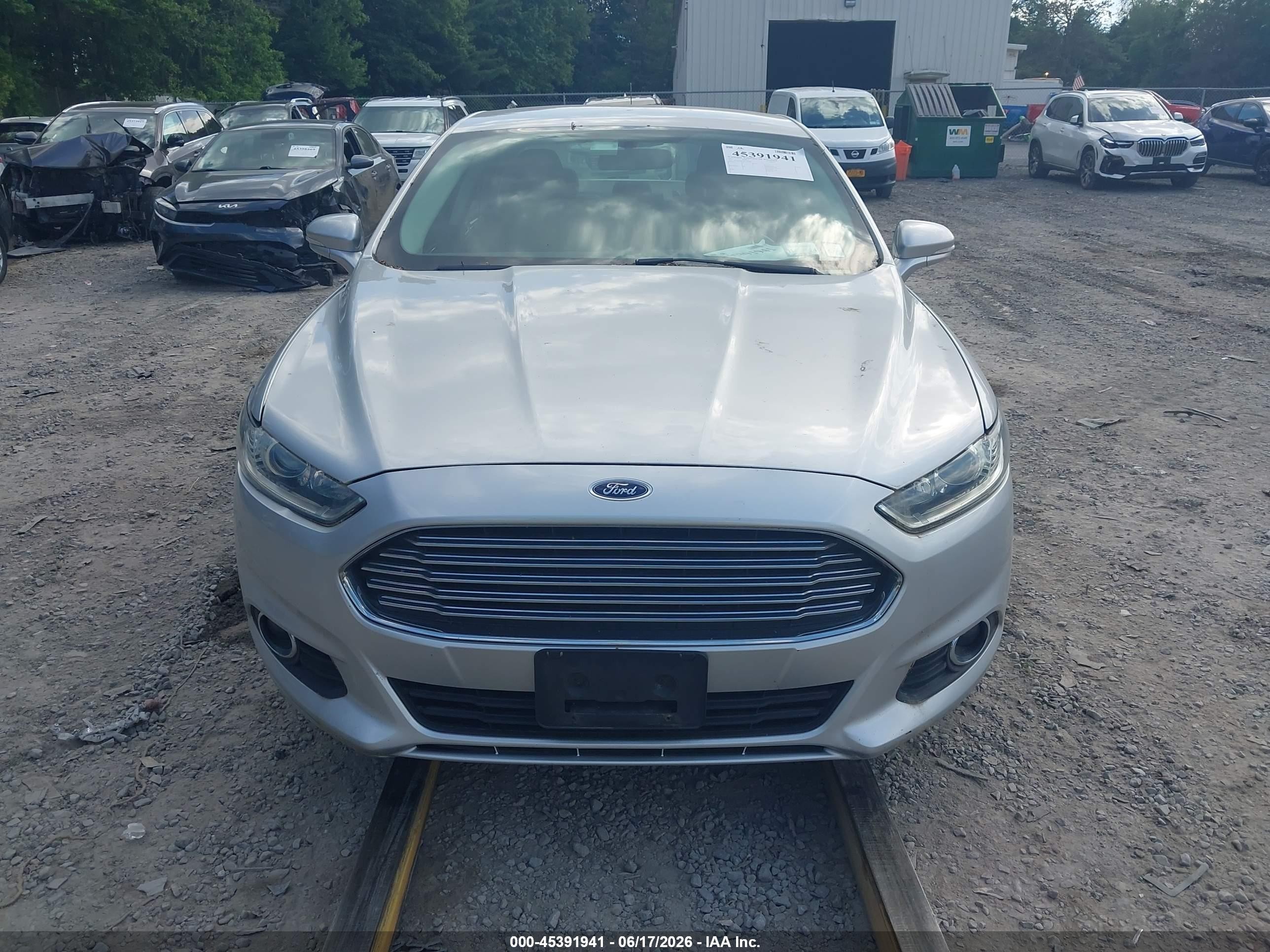 2015 Ford Fusion Se Silver vin: 1FA6P0HD7F5104807