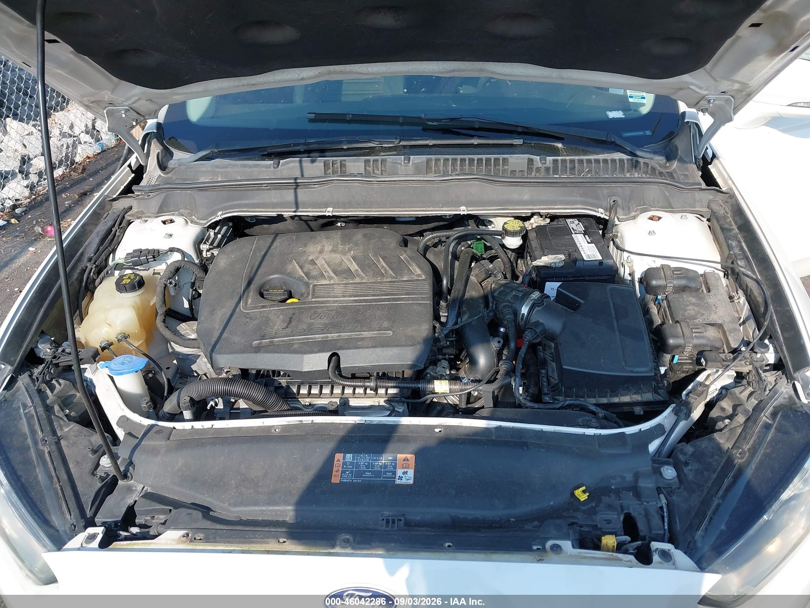 2015 Ford Fusion Se White vin: 1FA6P0HD7F5123857