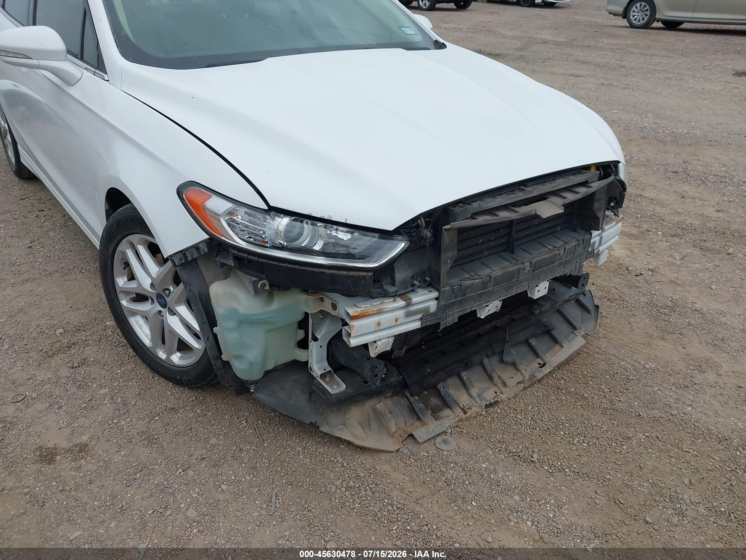 2015 Ford Fusion Se White vin: 1FA6P0HD7F5130405